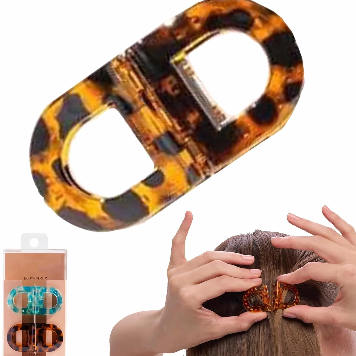 CHANGYUE Set fermagli per capelli magnetici antiscivolo, tenuta forte, clip intelligenti per acconciature facili quotidiane (multicolore)
