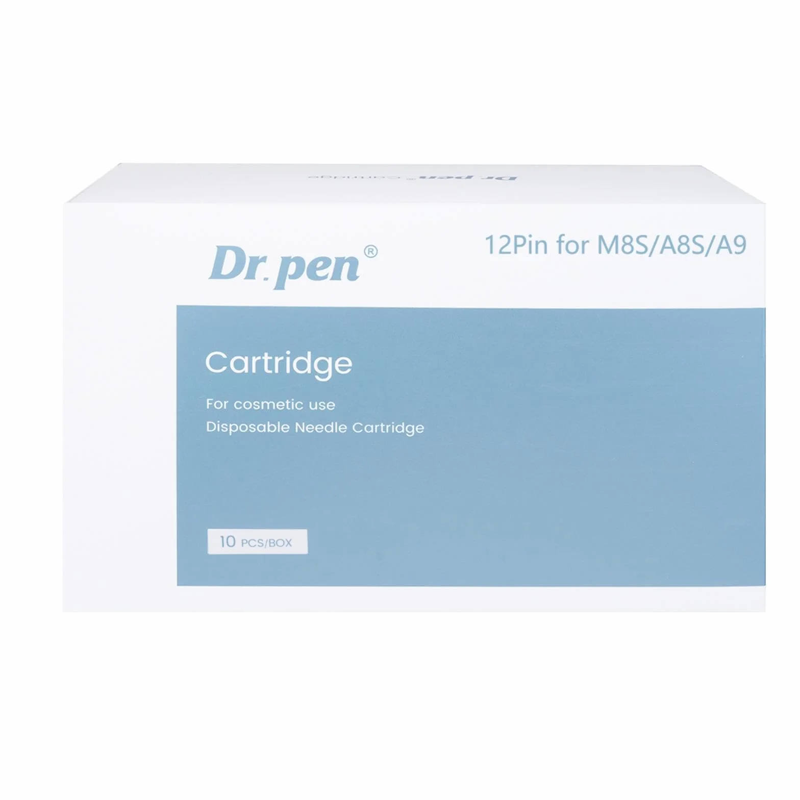 10 pezzi 12 pin dr pen Microneedling Cartridges, progettate per penna a micronago dr pen Ultima M8S A8S A9, utilizzate per cicatrici da acne, cicatrici approfondite e smagliature