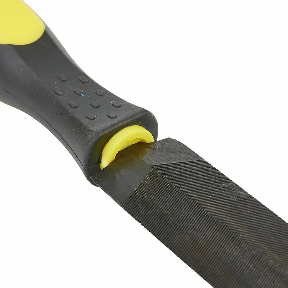 Lima per sega da potatura giardinaggio carpenteria, acciaio T12, manico TPR, 15,2 cm
