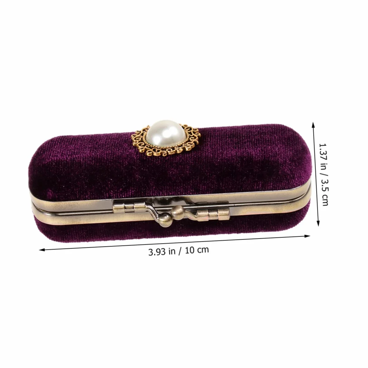 Cabilock 3pezzi Scatola Organizer Per Rossetti Retro Con Specchio Porta Lip Balm Per Cosmetici