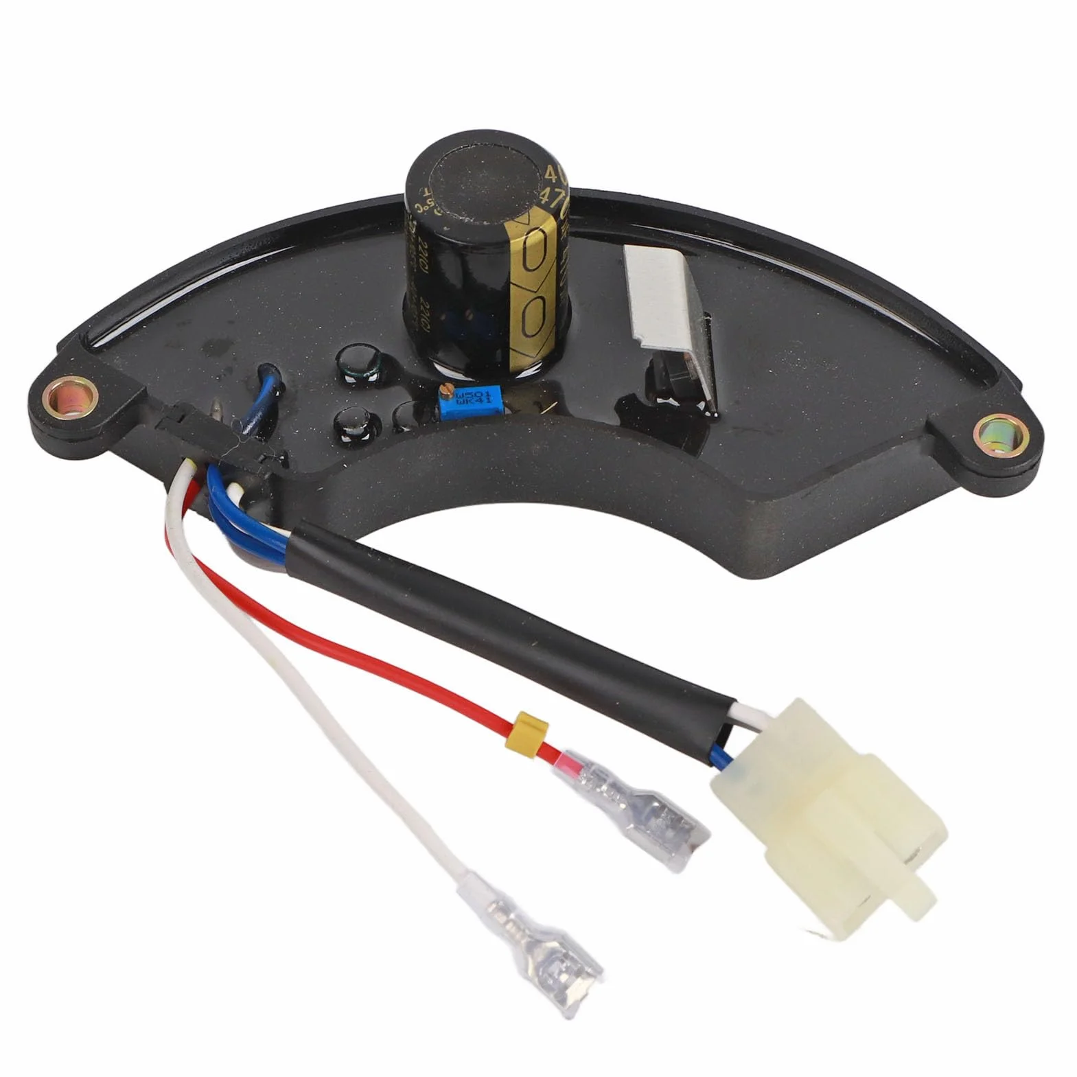 Regolatore Tensione AVR 400V 470uF 5000W per Generatore Benzina 168F Nero