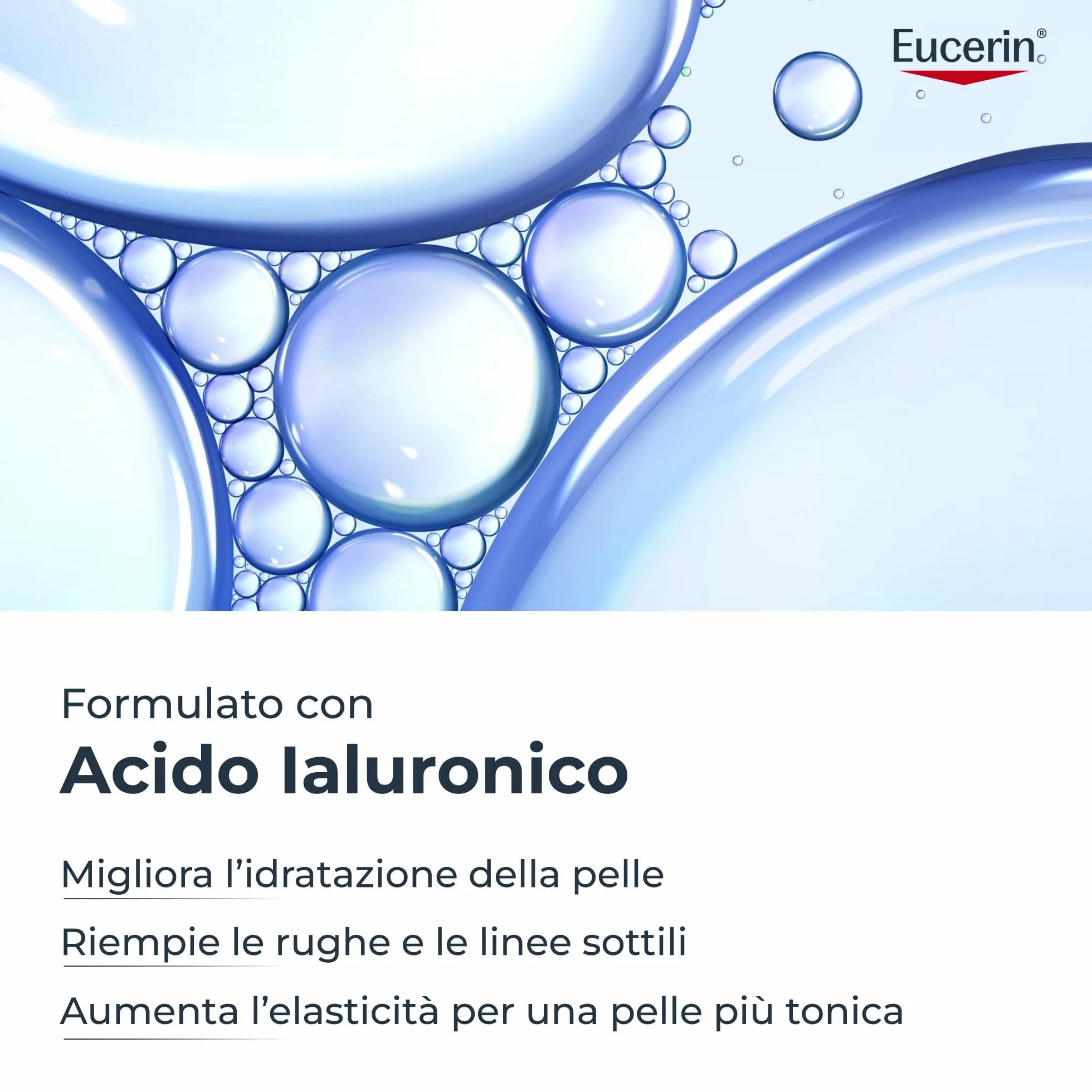 Eucerin Hyaluron-Filler Contorno Occhi SPF15 15 ml, Crema contorno occhi antirughe e antiage, Formula con Acido Ialuronico e protezione UVA SPF 15 per tutti i tipi di pelle