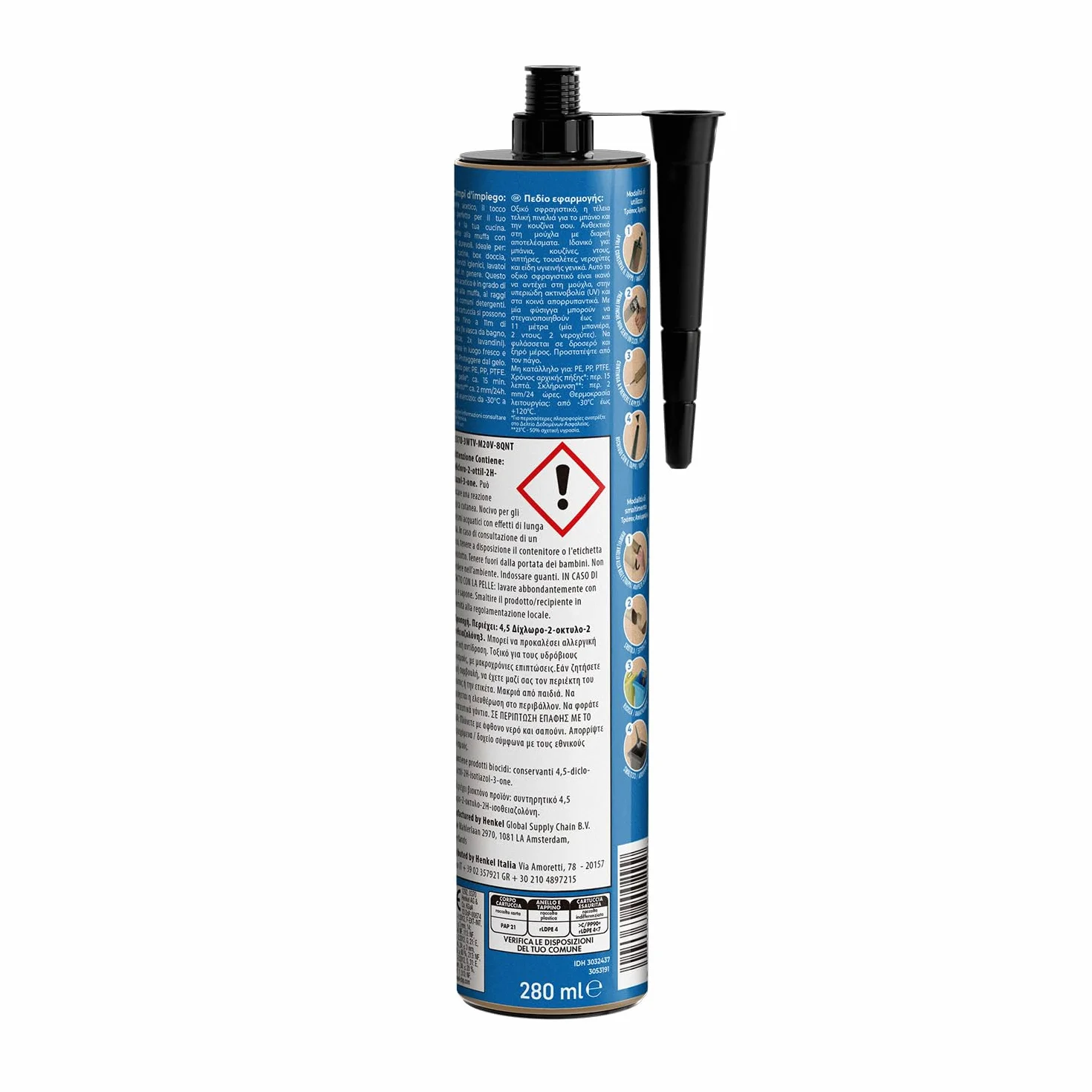 Pattex Siliconi Sigillante Bianco Henkel