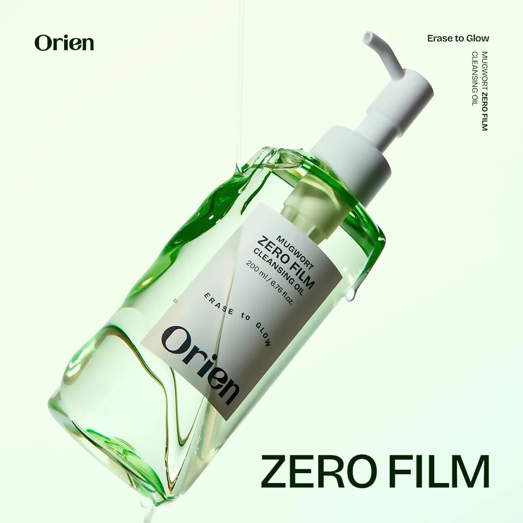 Orien Artemisia Zero Film Olio Detergente 200 ml ㅣ Pulizia Quotidiana del Viso Rimozione Punti Neri Nessuna ostruzione dei pori Skincare Coreana doppia pulizia