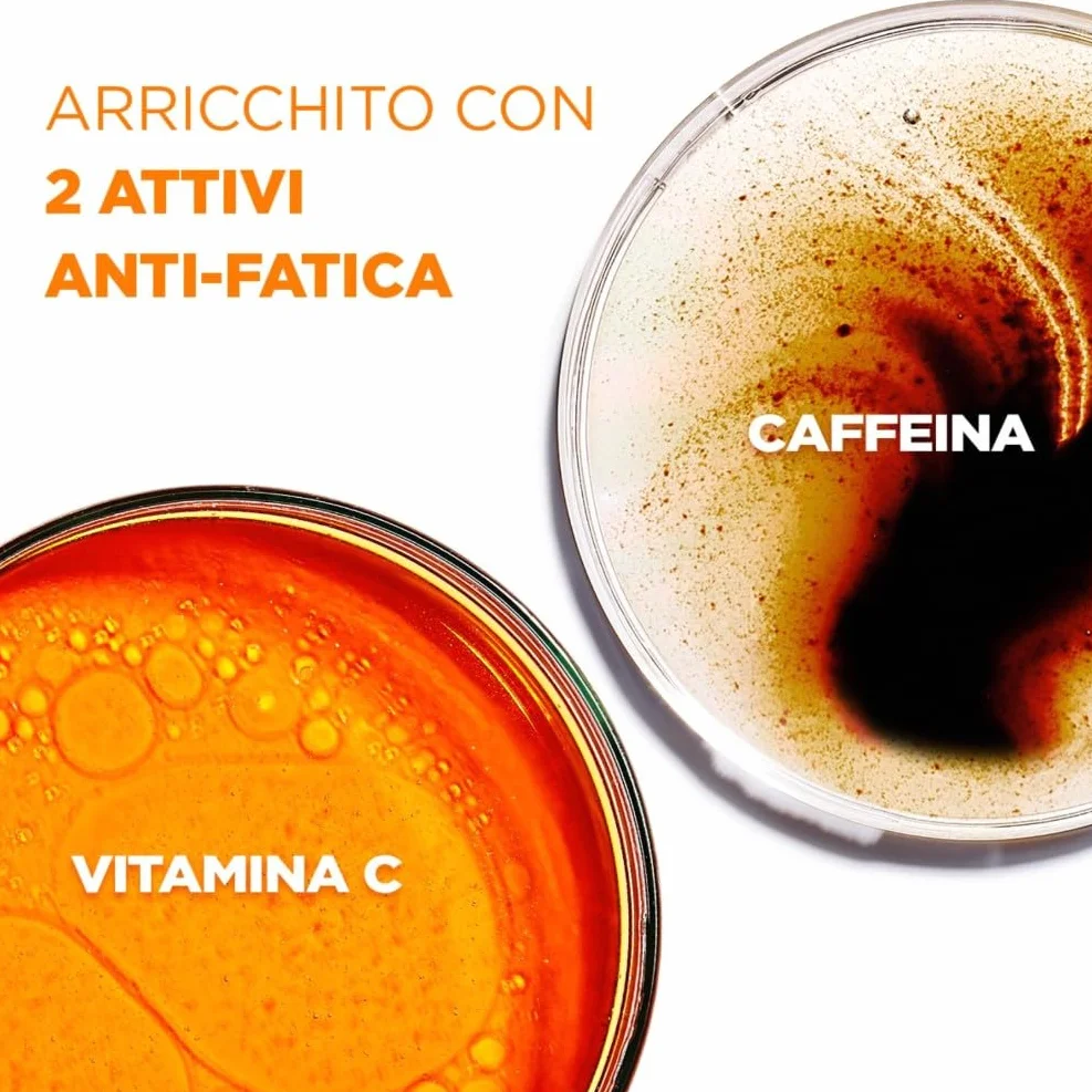 L'Oréal Paris Men Expert Roll-On Occhi Anti-Fatica Uomo, Per uno Sguardo più Fresco e Riposato, Occhiaie, Rughe Sottili e Borse Ridotte, Arricchito con Caffeina e Vitamina C, Hydra Energetic, 10 ml