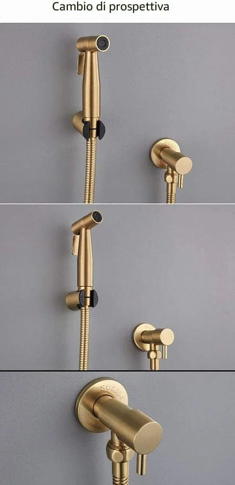 Spruzzatore Bidet WC in Acciaio Inossidabile Oro LOSCHEN