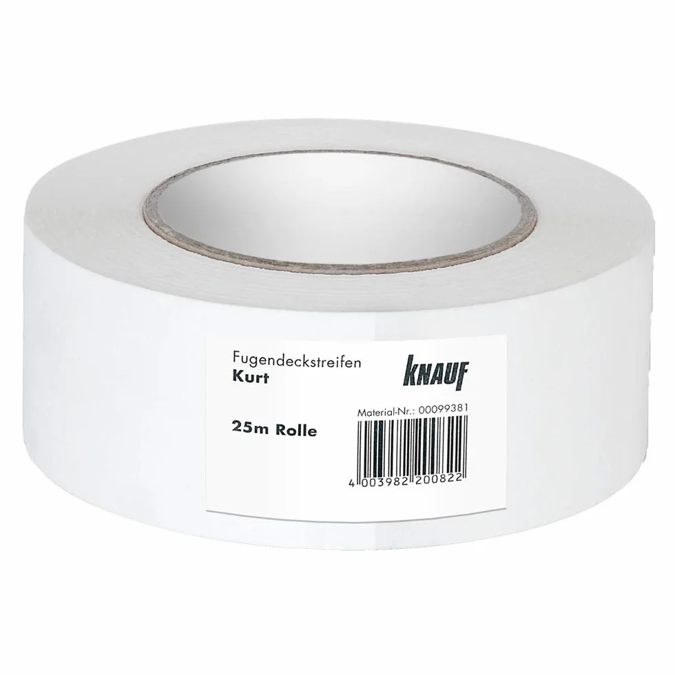 Knauf Nastro adesivo Kurt, bianco, 25 m