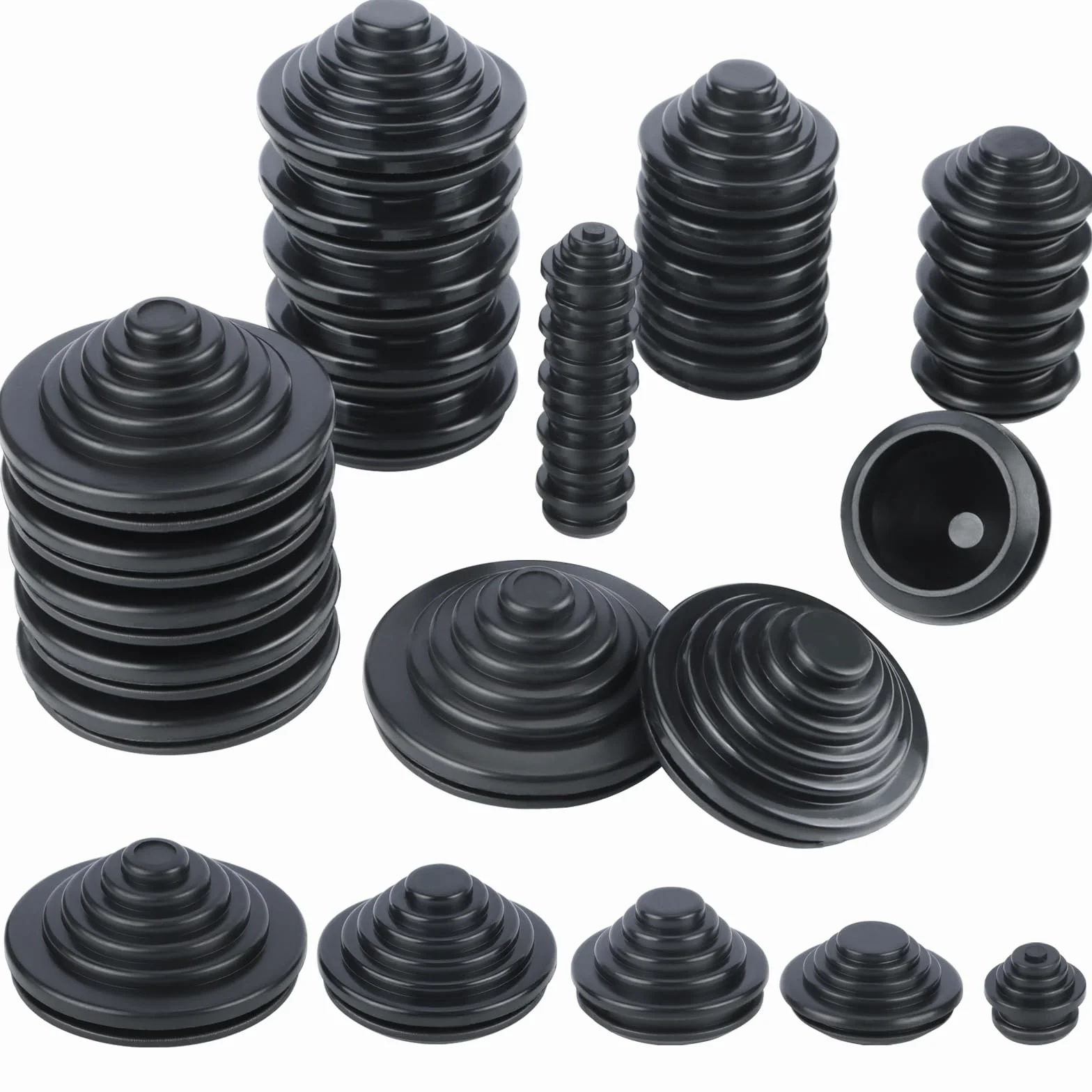 Passacavi Impermeabili in Gomma 10-35 mm Guarnizioni per Cavi Elettrici