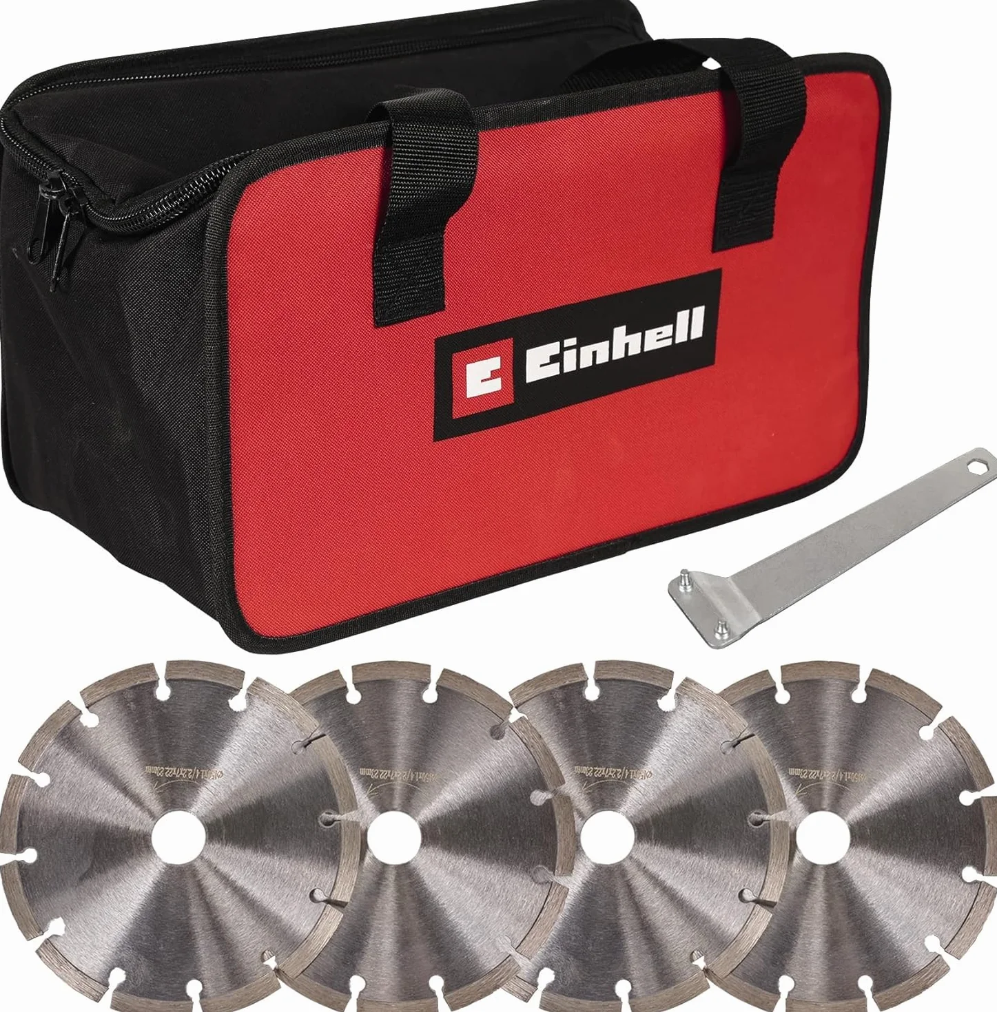 Einhell TE-MA 1700 Scanalatore 1700 W 38 mm larghezza taglio 40 mm profondità taglio Soft Start 4 dischi diamantati