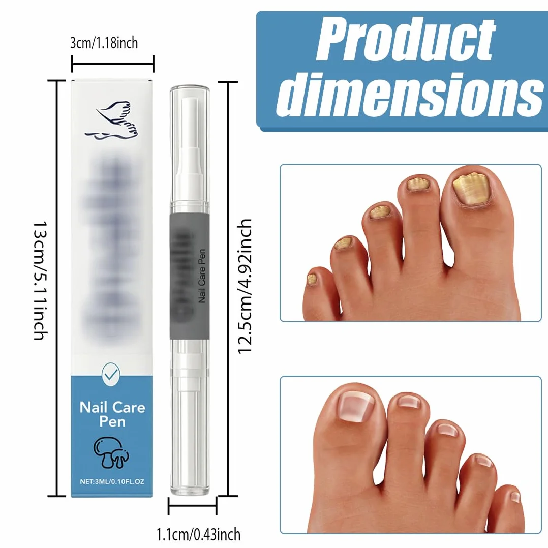 Penna per la Cura delle Unghie, Ingredienti Naturali, Ammorbidisce la Cuticola e Ripristina la Naturale lucentezza delle Unghie, 3 ml