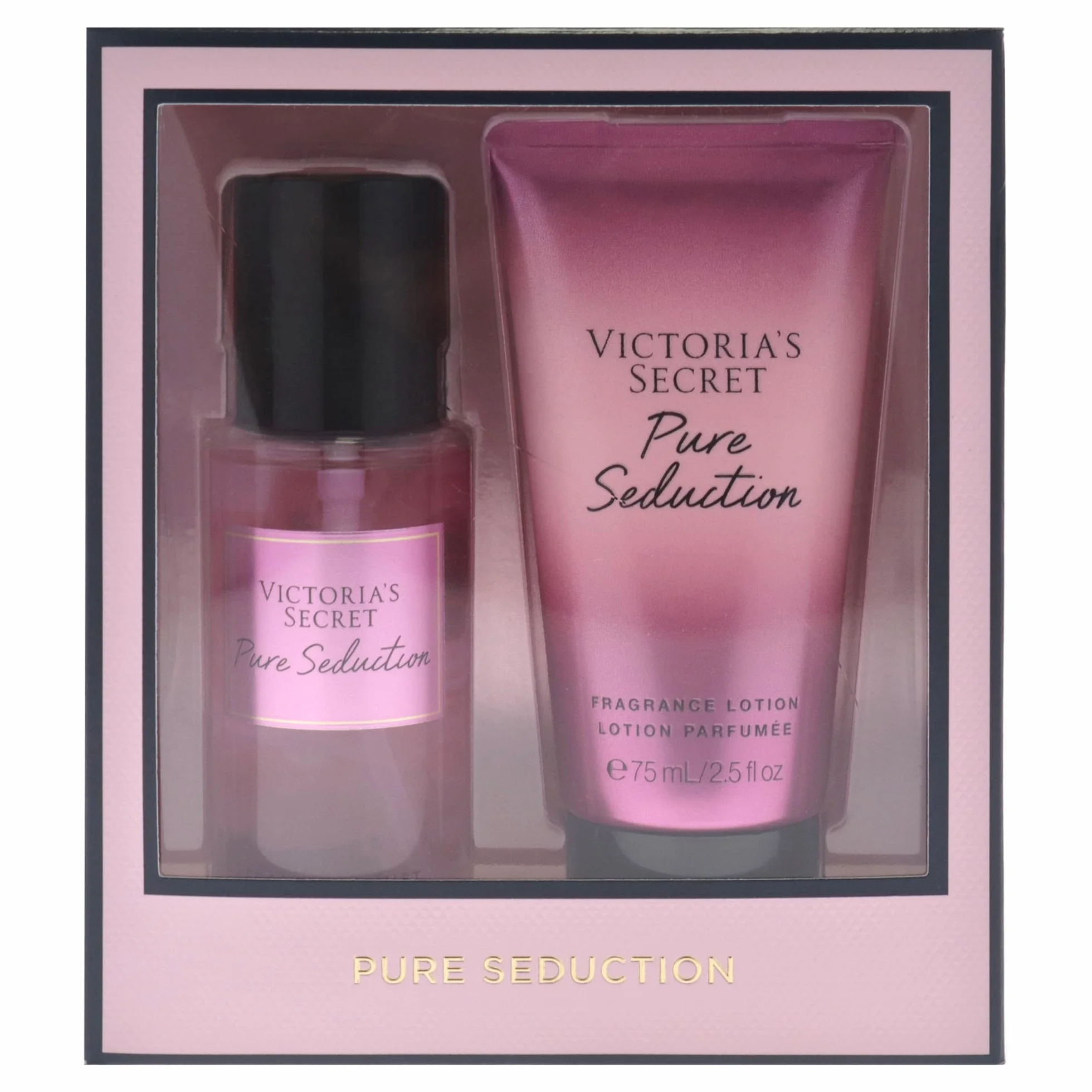 Pure Seduction Set di Victoria's Secret per donne, set regalo 2 pezzi, 65 ml, lozione profumata