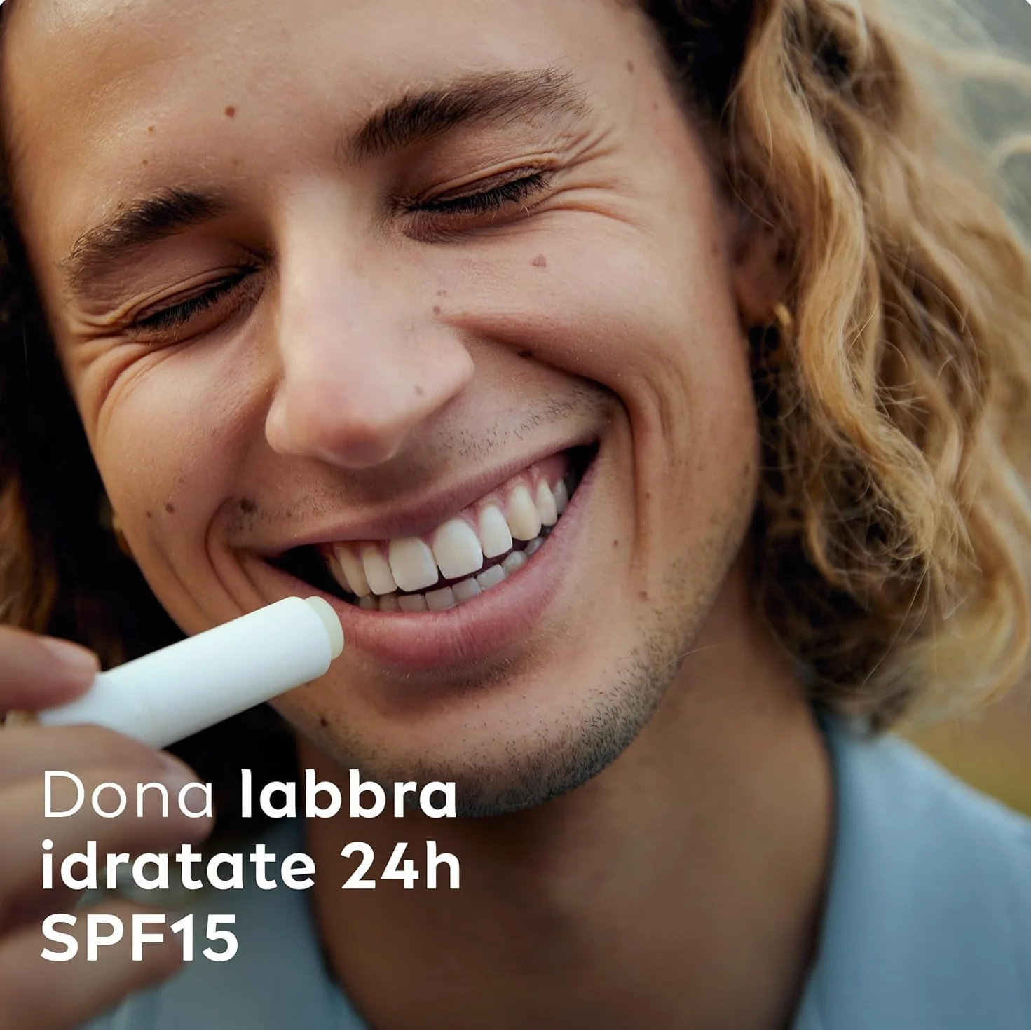 Labello Active For Men Balsamo labbra SPF15 4.8 g burro di karité
