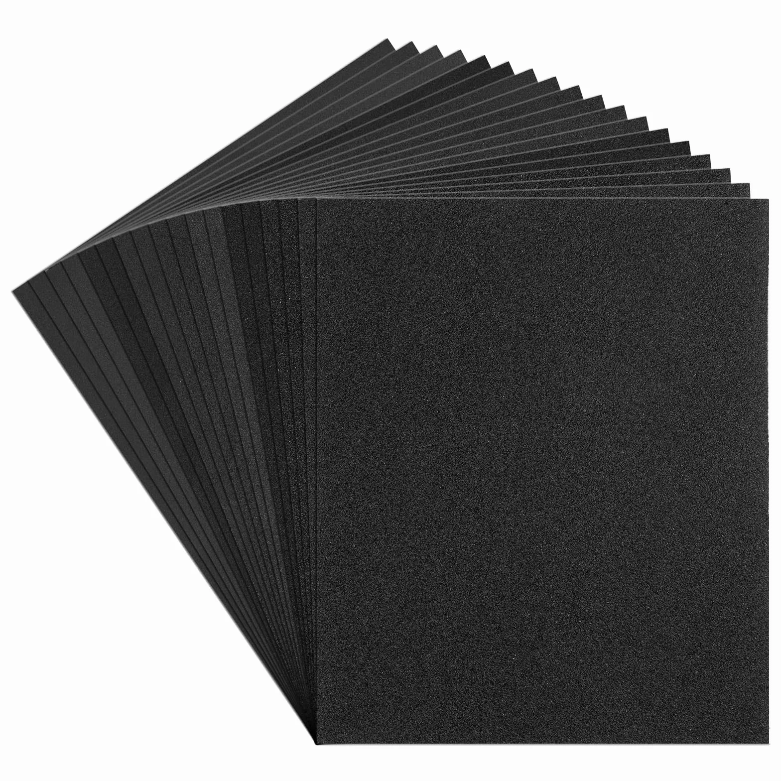 Carehabi Set di carta vetrata 60-600 carta abrasiva bagnata e asciutta 23 x 28 cm 18 pezzi