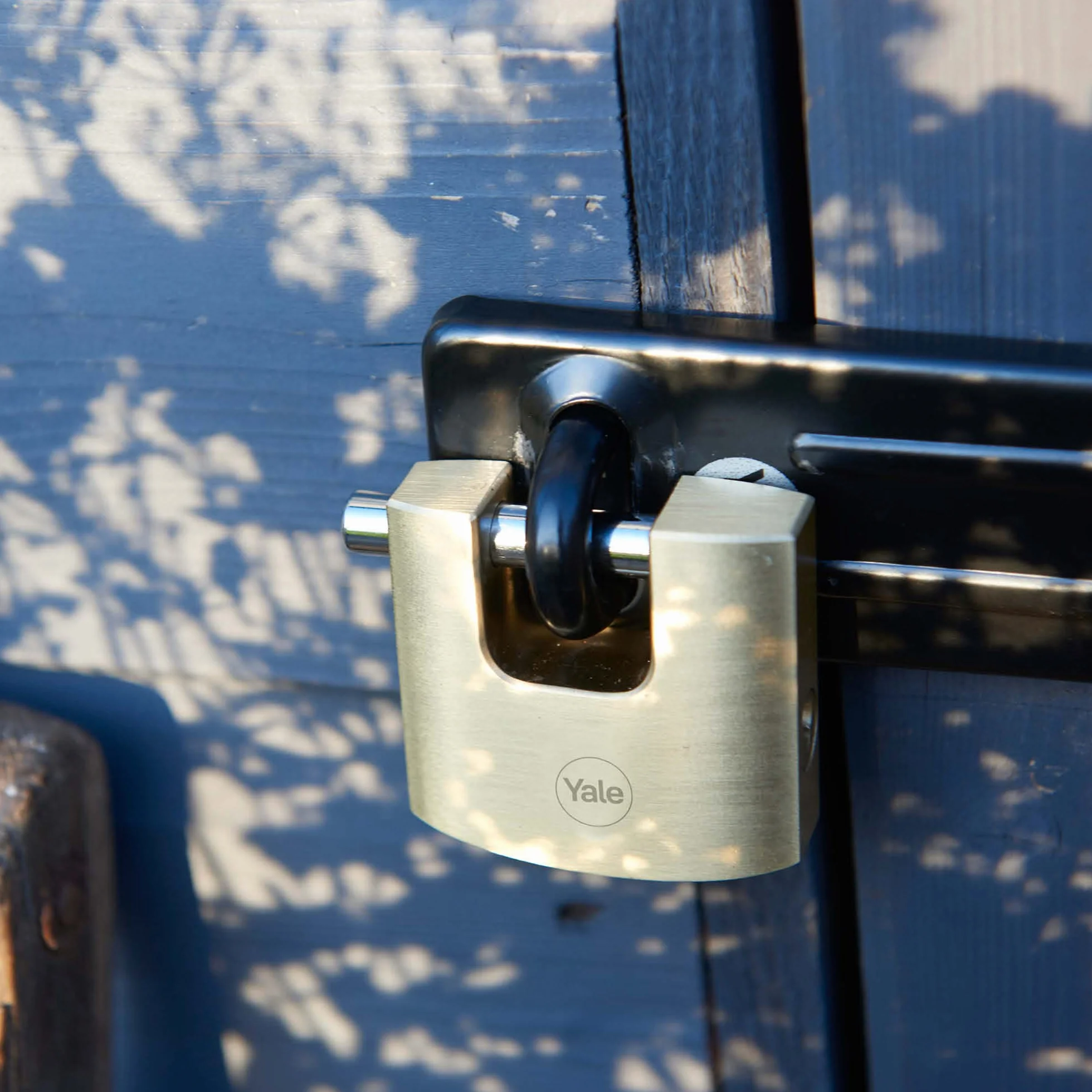 Yale Lucchetto Rettangolare Ottone Alta Sicurezza Y114B/60/114/1 con Arco Acciaio Temprato 3 Chiavi