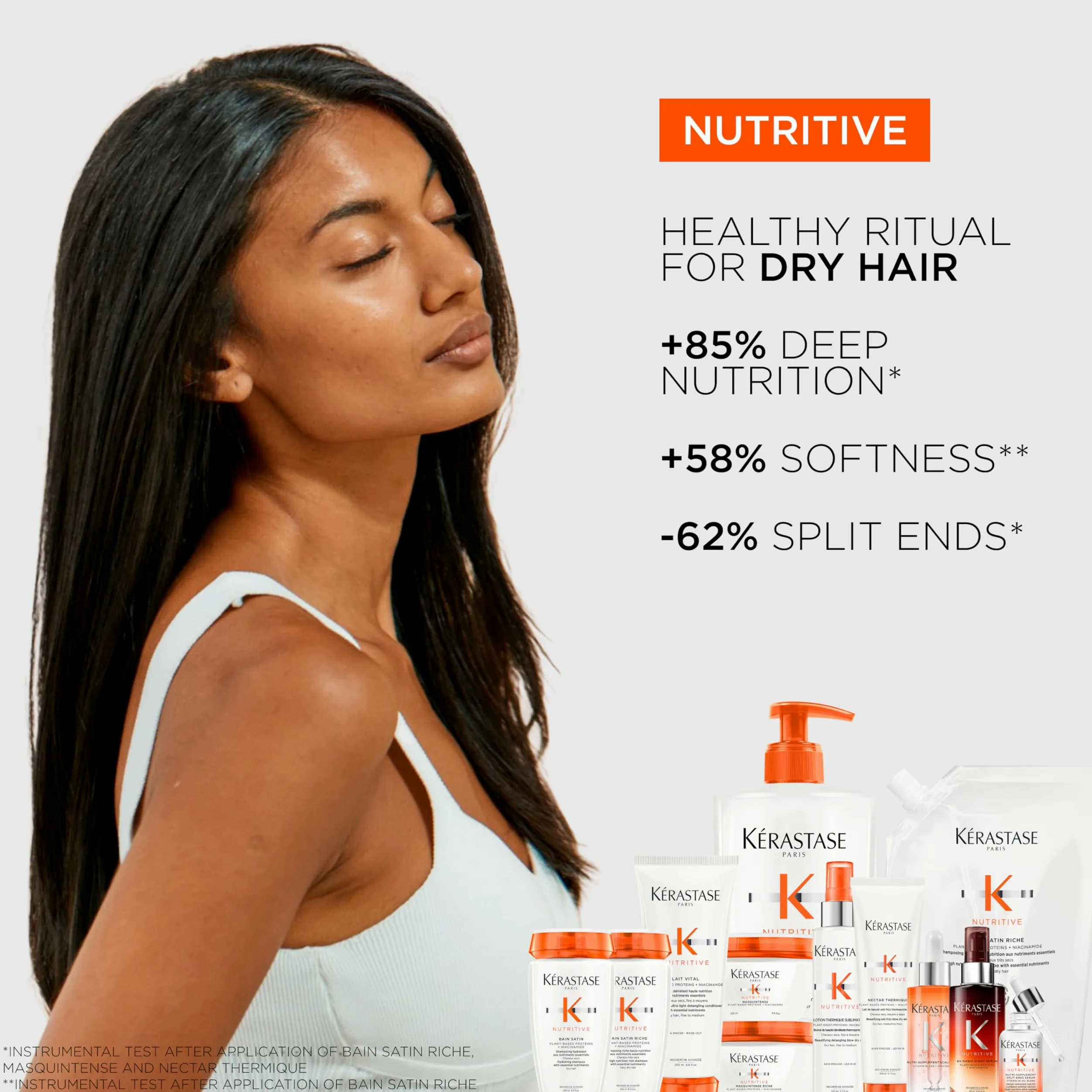 Kérastase, Nutritive, Shampoo Professionale Idratante per Capelli Molto Secchi, Capelli Nutriti e Forti, Formula Super Nutriente con Niacinamide e Glicerina, Bain Satin Riche