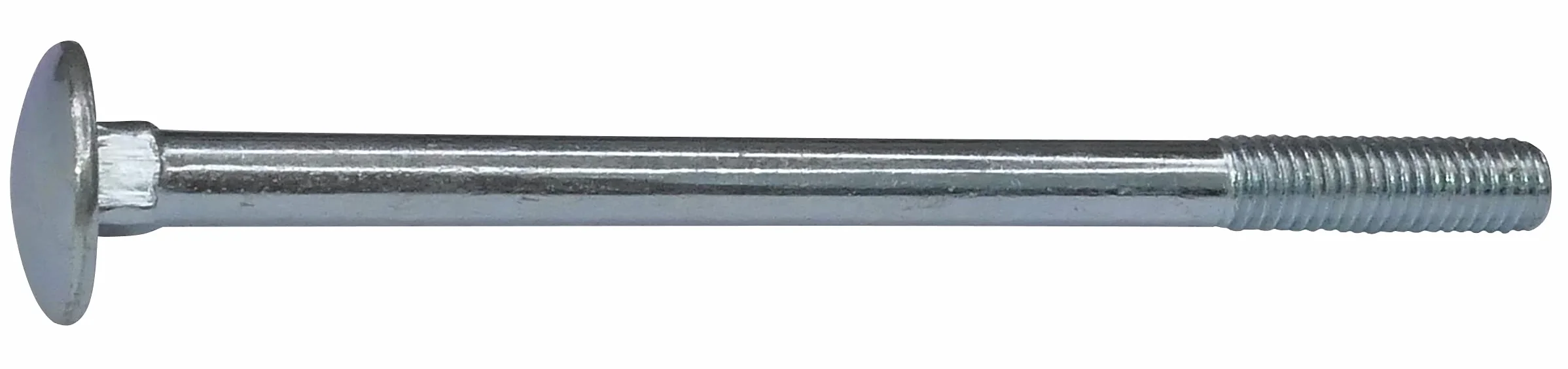 AERZETIX Set di 100 bulloni carrello M6x90mm acciaio zincato DIN 603