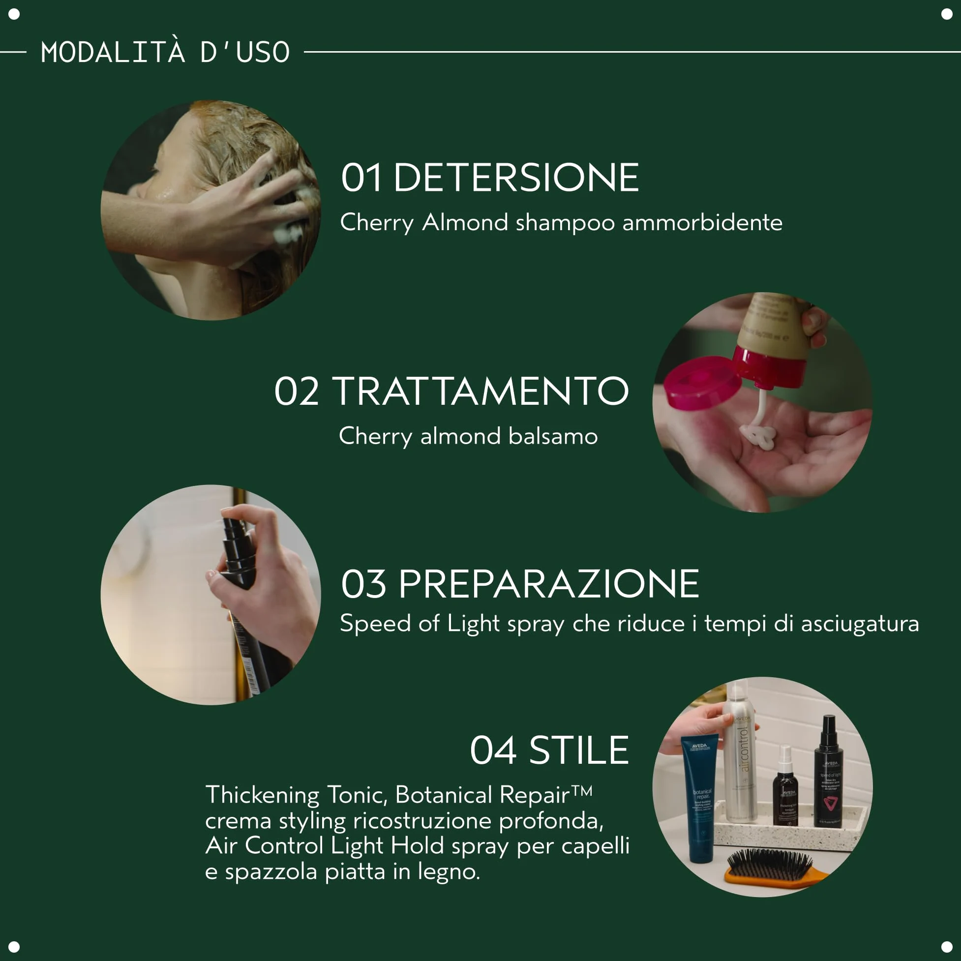 Aveda Cherry Almond Shampoo ammorbidente - Delicato per uso quotidiano - Capelli da normali a secchi - Senza siliconi - Cherry Almond con tonka arancia ylang ylang