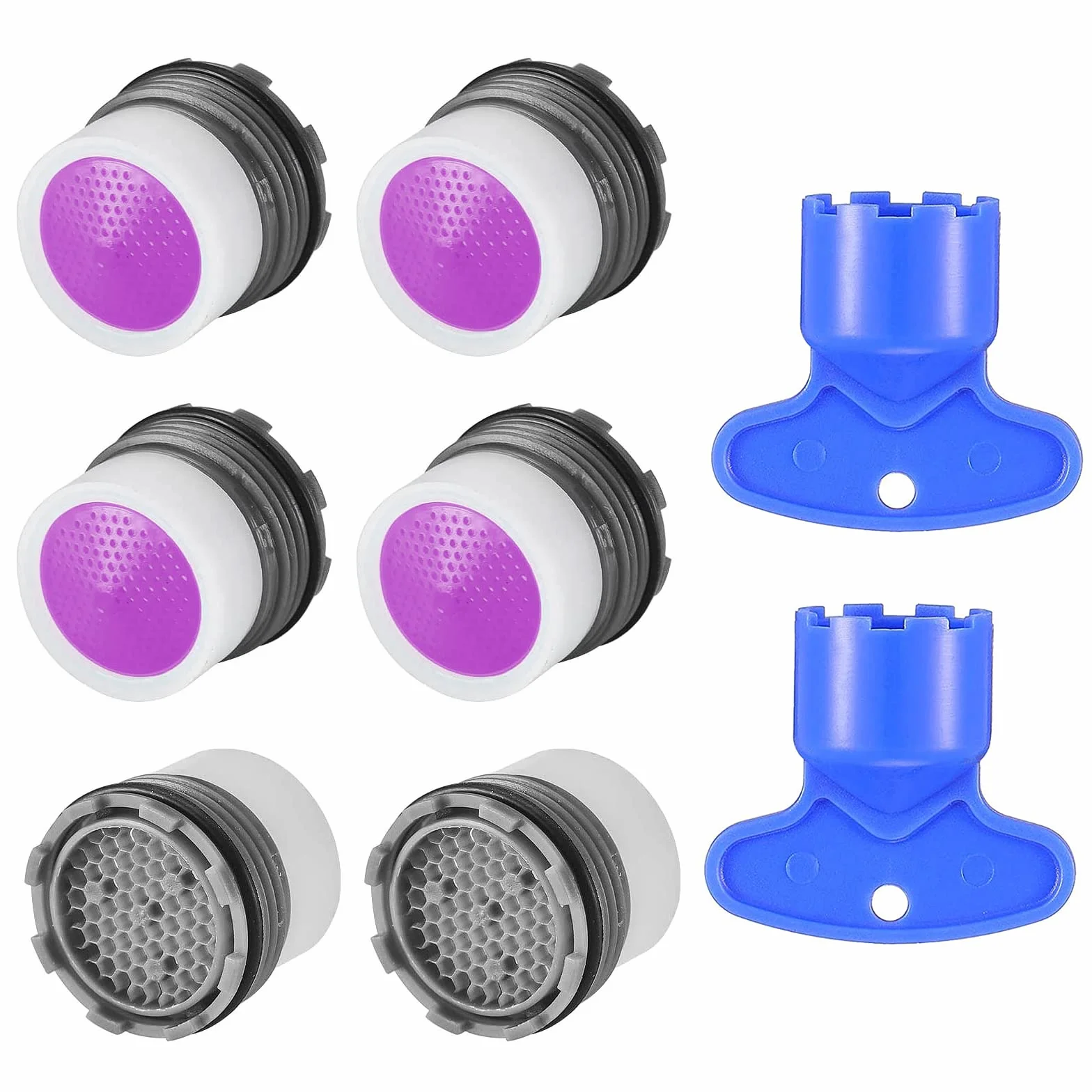 Aeratore Rubinetto M16 Filettatura, Rompigetto Rubinetto, Filtri Rubinetti Lavandino con 2 Chiavi, Filtro Rubinetto Acqua per Cucina Bagno