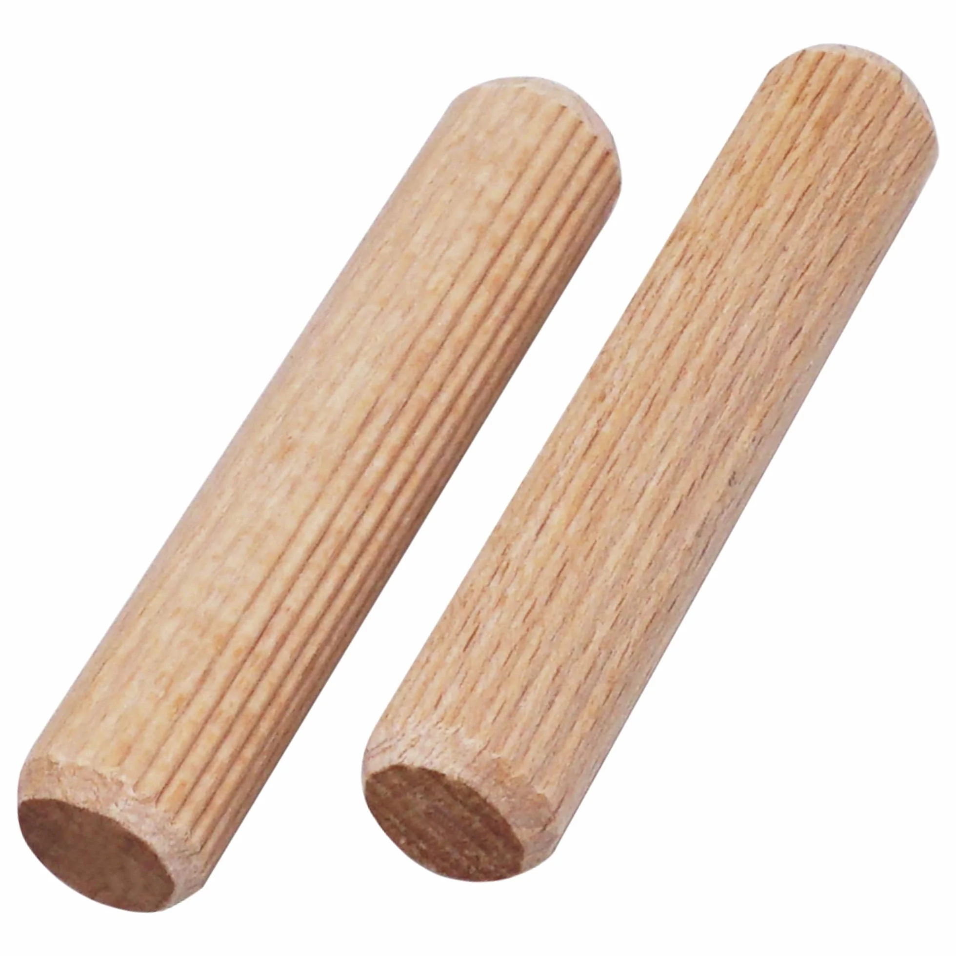 SKIR'CO Tasselli in Legno 16 x 75 mm, Tappi Scanalati per Mobili, 25 Pezzi