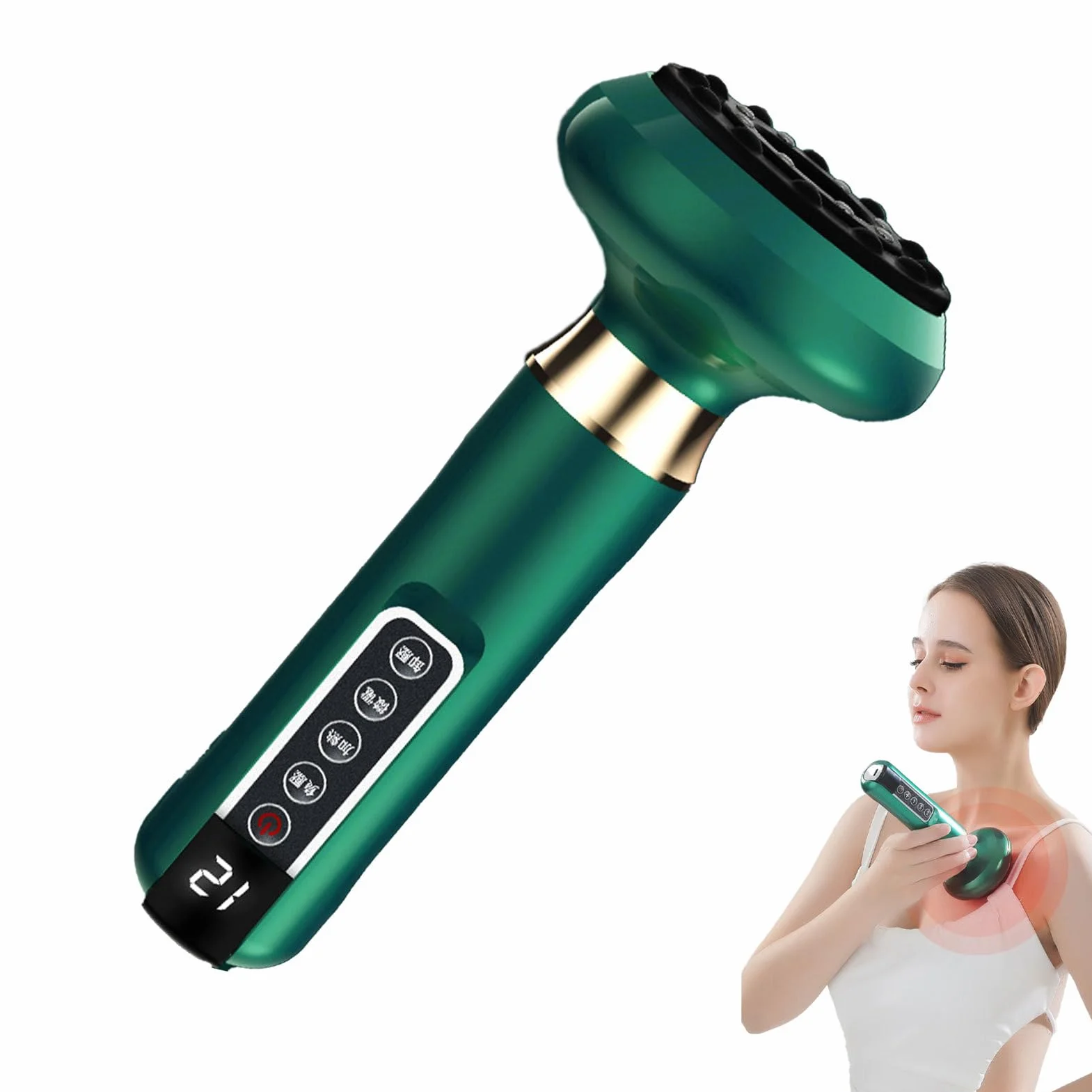Massaggiatore anticellulite portatile elettrico, coppettazione per cellulite | Modellatore per il corpo portatile regolabile per gambe, dispositivo di aspirazione cellu