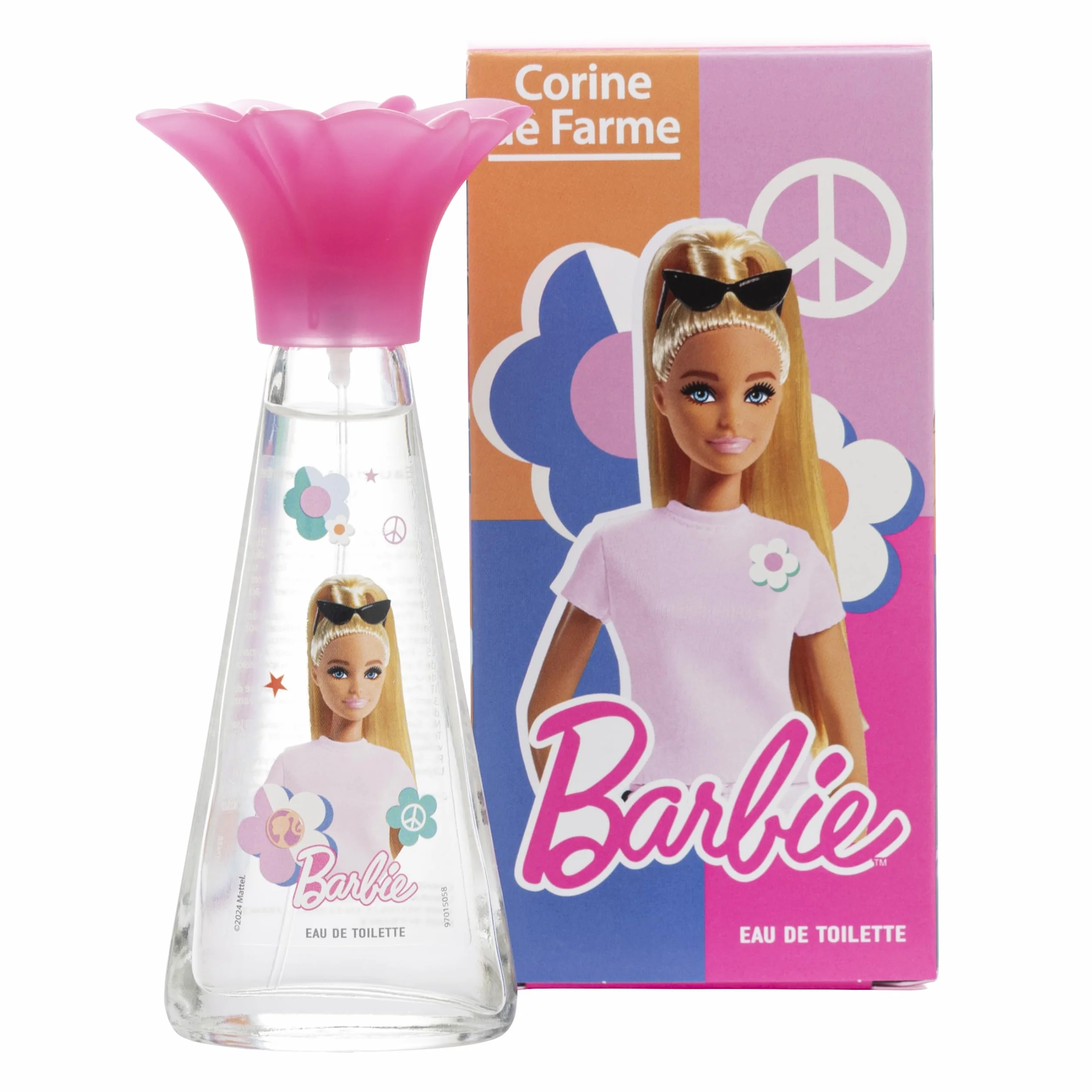 Corine de Farme - Eau de Toilette Barbie - Profumo per bambini dai 3 anni - Fragranza fruttata e floreale - Formulazione Clean Beauty - Produzione francese - 30 ml