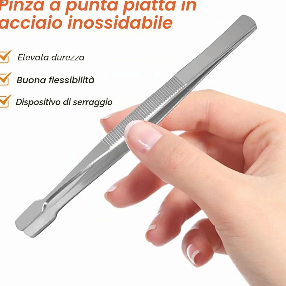 Pinzette in Acciaio Inossidabile, Portatili Francobolli Uniwersalne