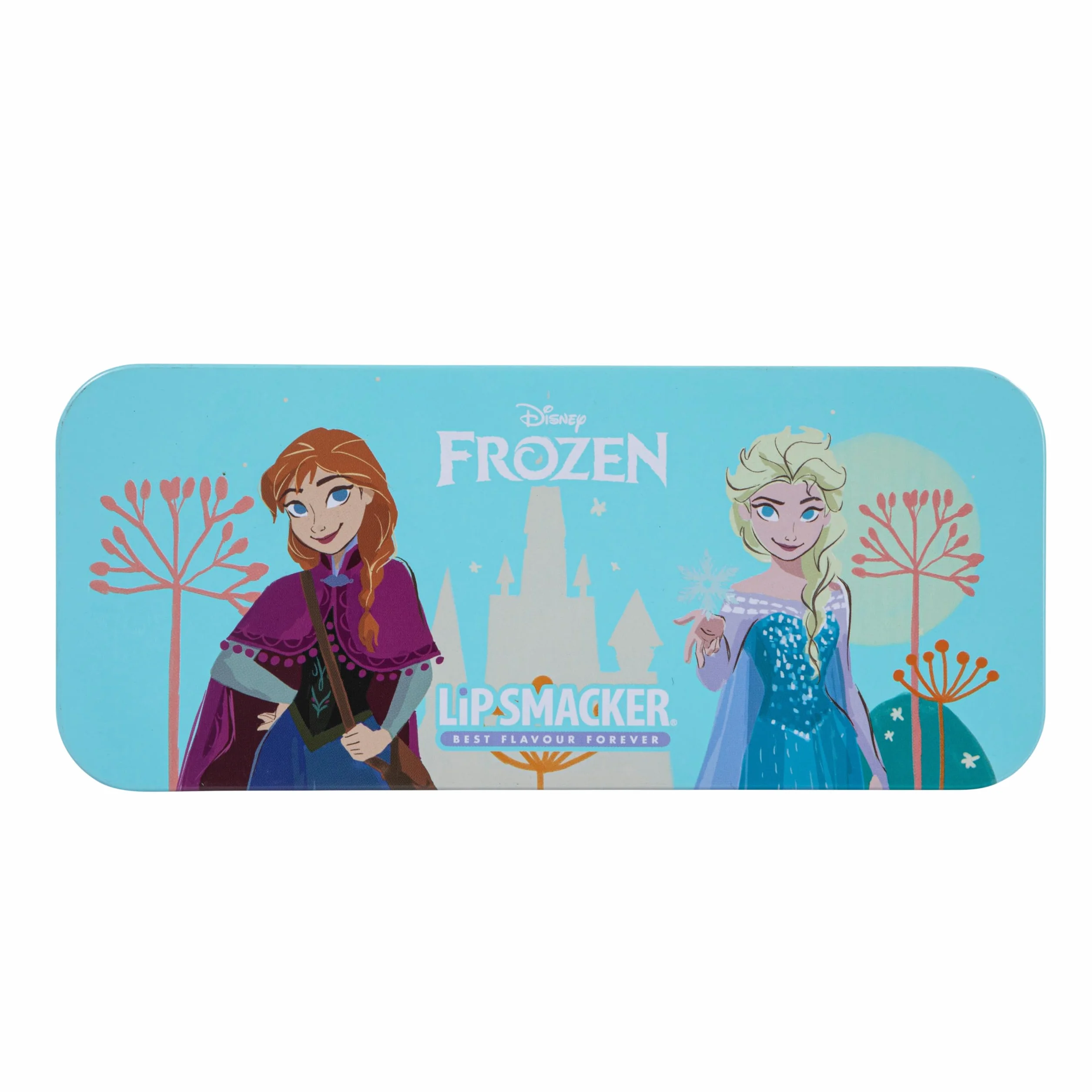 Lip Smacker Frozen Adventure Nail Polish Tin Set, Set Regalo di Trucchi Frozen per Bambini, con Smalti per Unghie Colorati, Adesivi da Manicure Frozen per un Look da Principessa Disney