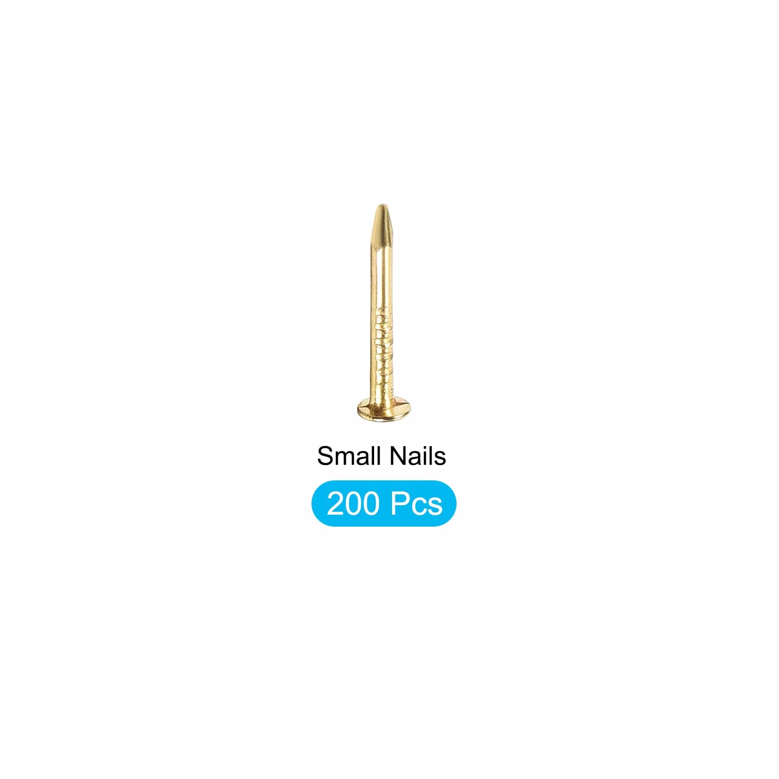 METALLIXITY Piccoli Chiodi 1x10mm 200pz Carbonio Acciaio per Lavorazione Legno