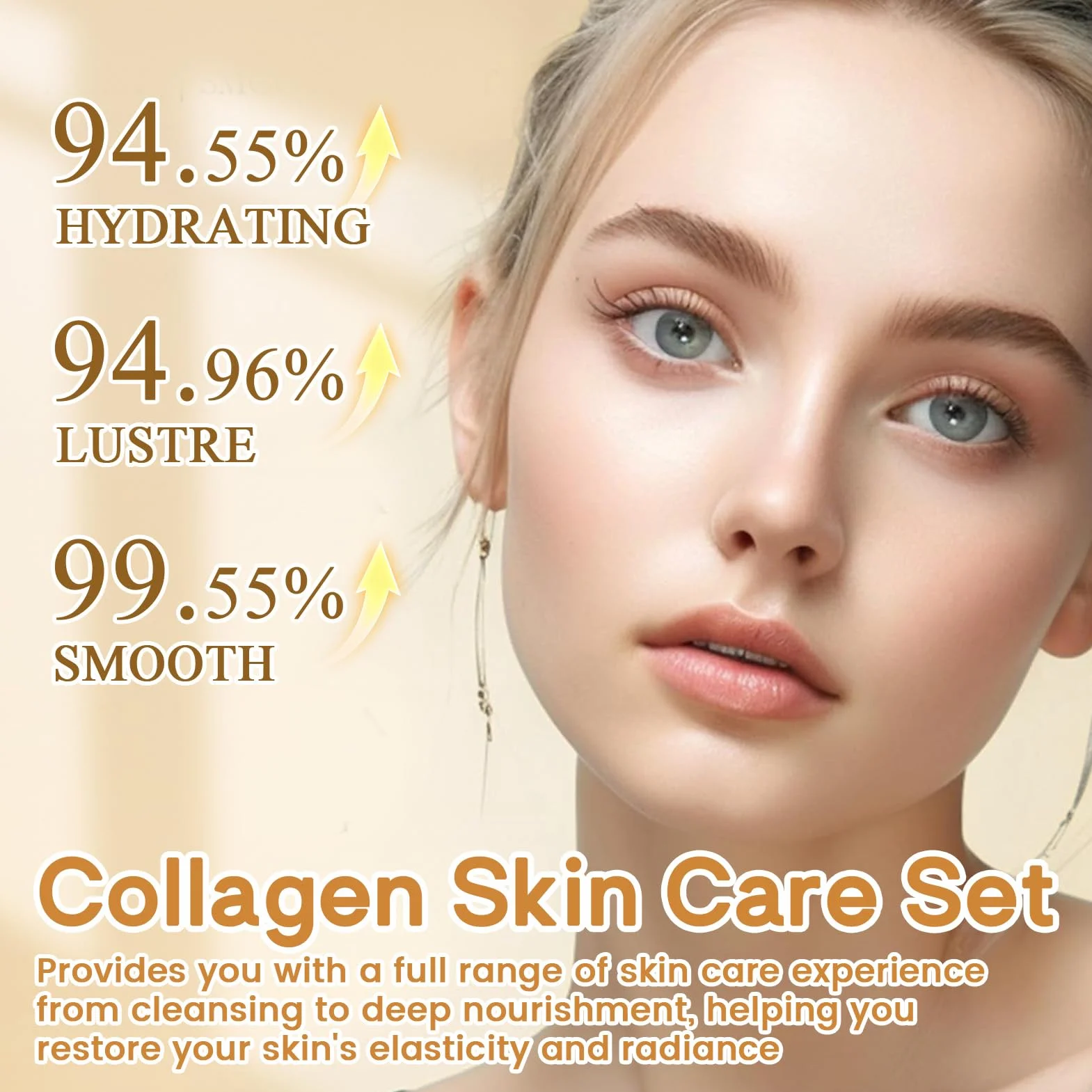 Kit Skincare Viso Completo, 11Pezzi Set Skincare Collagene, Skincare Coreana Kit nclude Crema Viso Collagene, Collagen Mask, Eye Cream, Toner Visos, Face Cleanser, Face Lotion