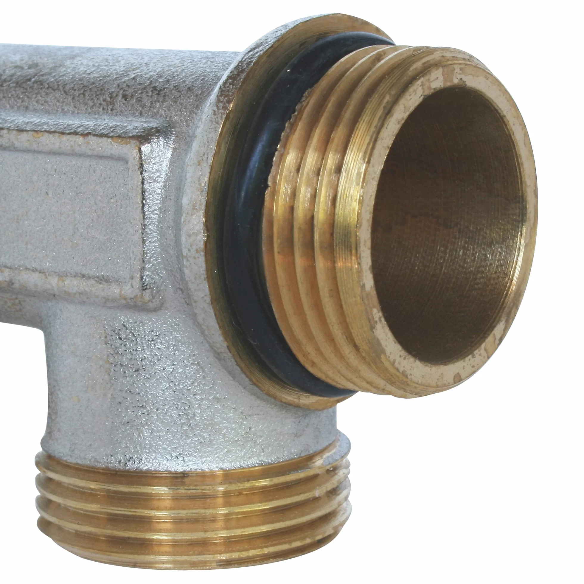 SOMATHERM FOR YOU HML4020-03-20 Sanitario Collector, Ottone nichelato, Maschio-Femmina, 20/27, 3 filiali a Male 3/4 EK