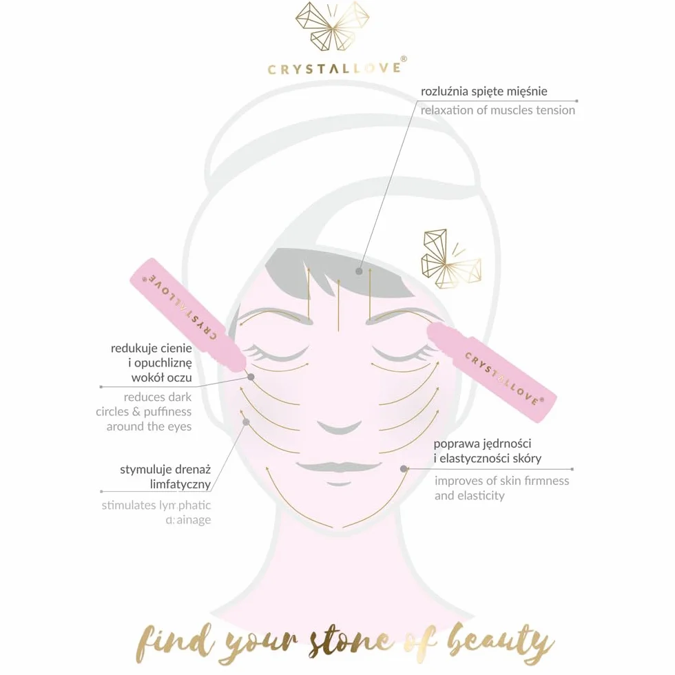 CRYSTALLOVE Oil Bottle 10 ml - Cristallo di rocca - Cristalli di olio Rollon per oli, profumi, cosmetici, massaggi - Bottiglie di vetro per oli essenziali - Roller - Roller di vetro ricaricabile