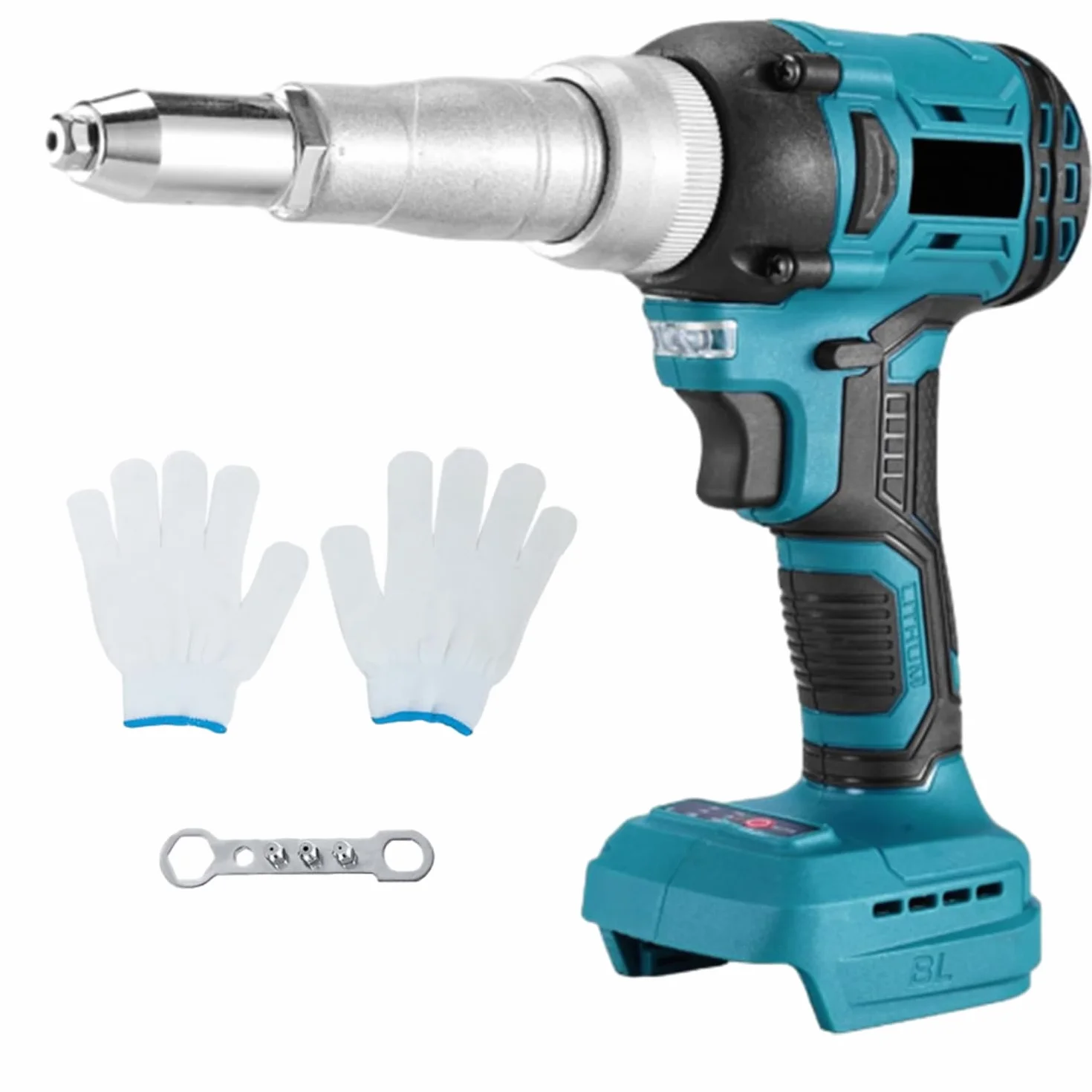 Makita 18 V Pinza rivettatrice a batteria senza spazzole 20.000 N 2,4-4,8 mm LED
