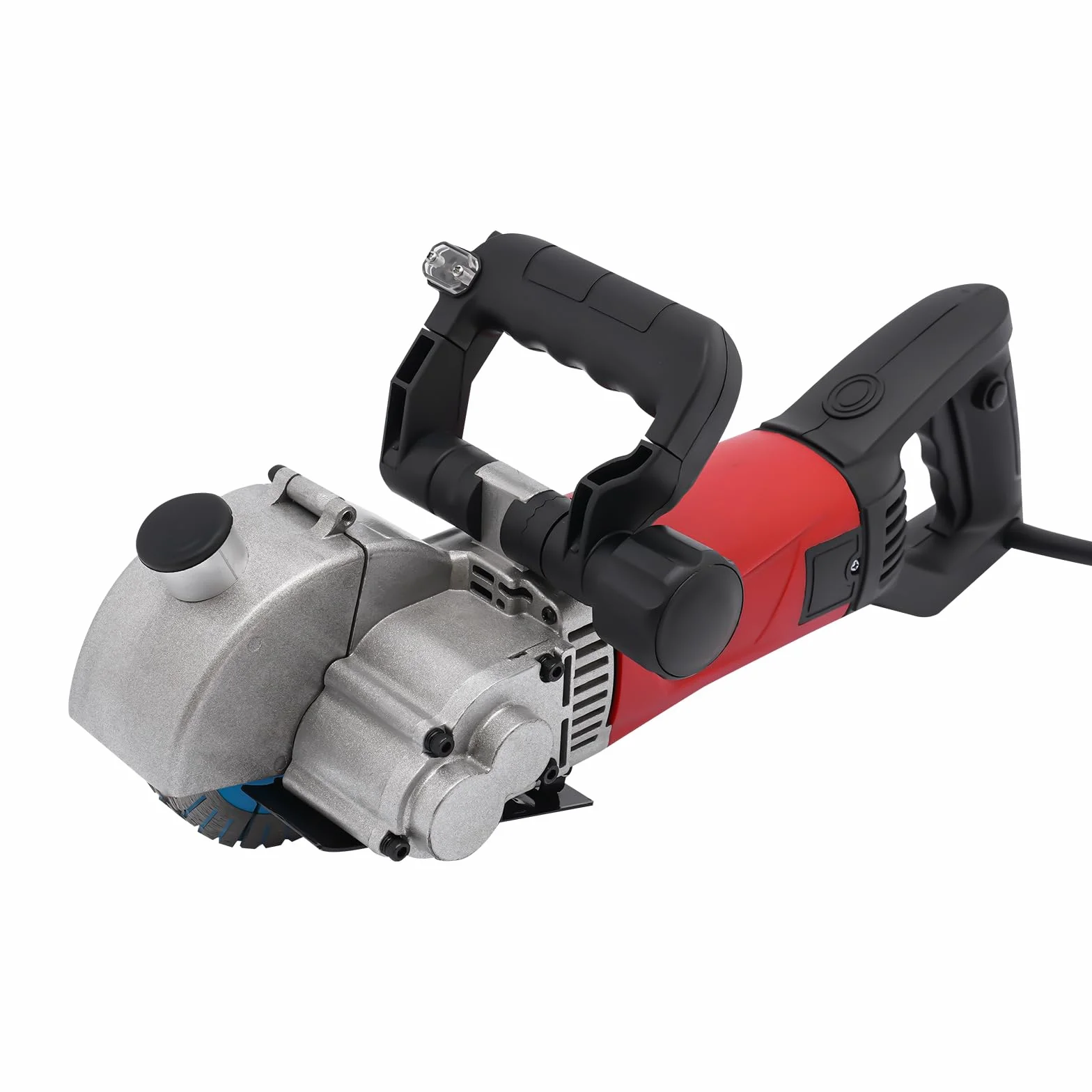 Fresa per scanalature 2800 W con guida laser, fresa elettrica per muri con 5 lame e tubo acqua