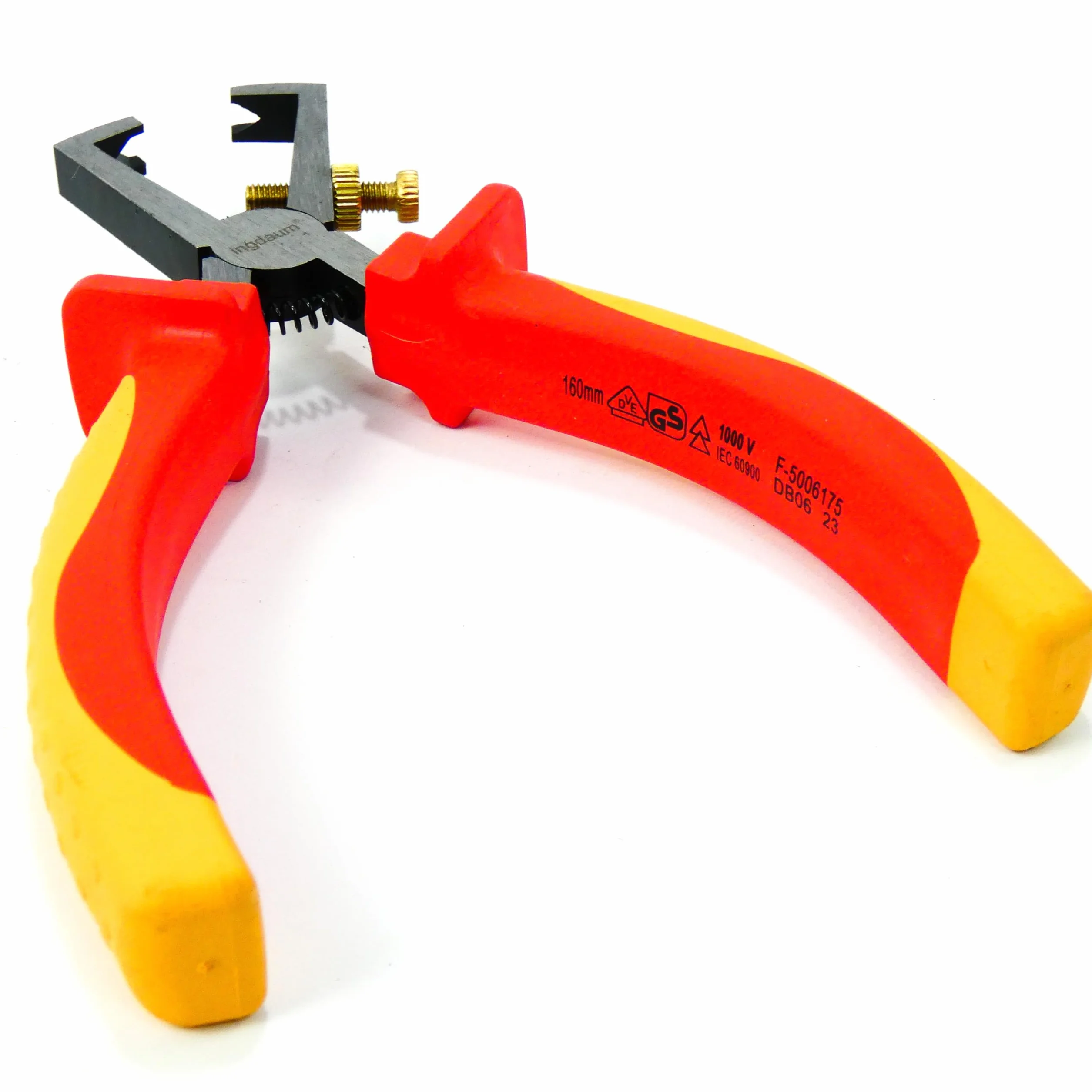 Pinza VDE isolata 1000 V testata GS DIN EN IEC 60900 acciaio cromo vanadio spelafili 6"