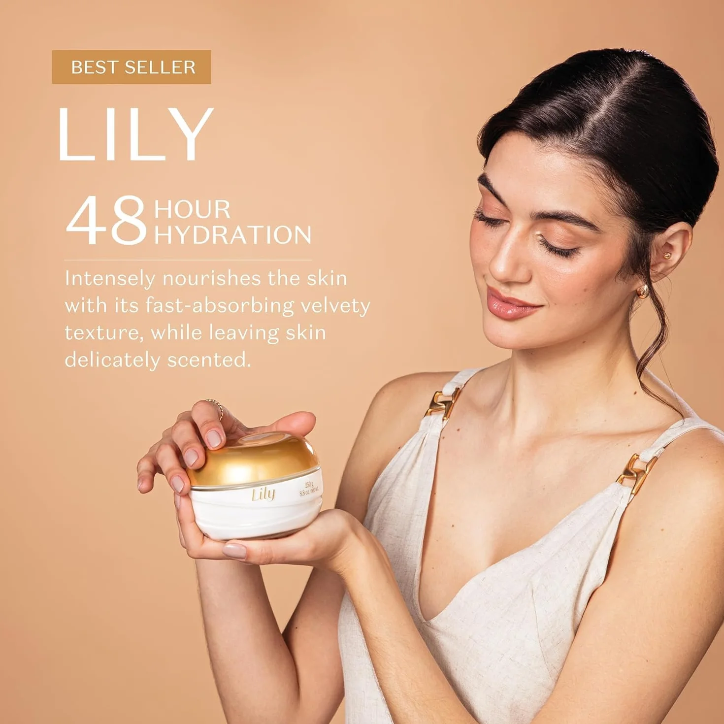 O Boticário Lily Set Regalo Profumo e Cura della Pelle con 2 Prodotti | Crema Idratante Corpo Profumata Satinato 250 g e Profumo Eau de Parfum EDP 75 ml