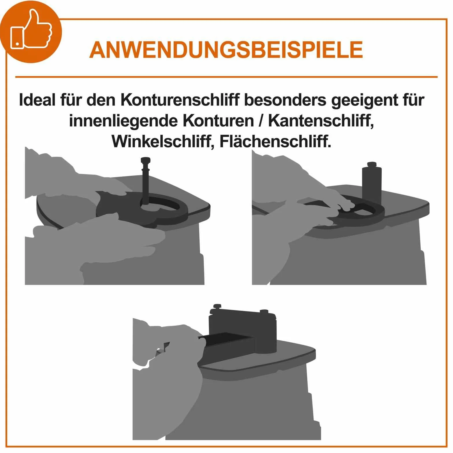 Scheppach IXES IX-BSO600 Oszillierender Spindelschleifer Bandschleifer Kantenschleifer
