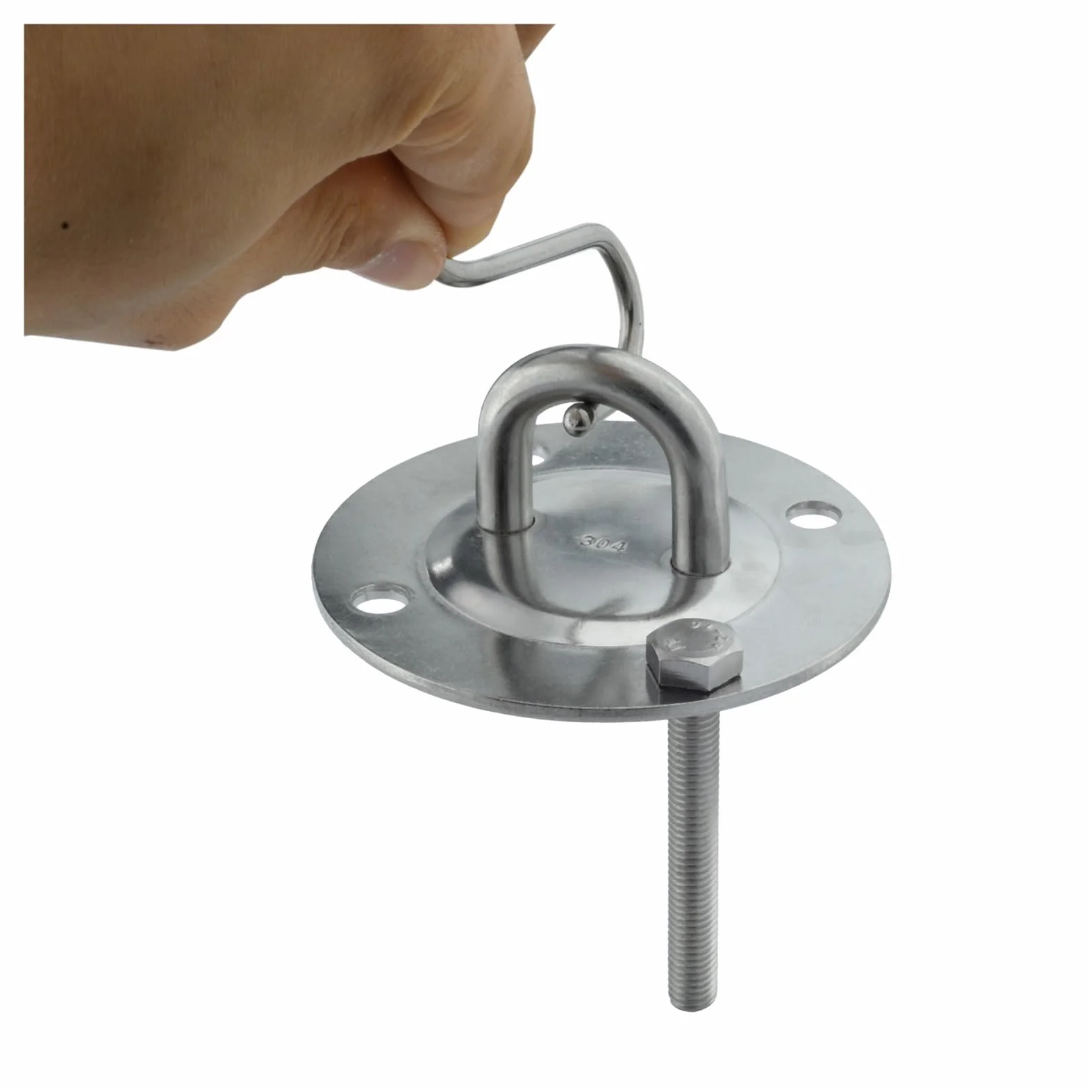 IOFIT Gancio a soffitto in acciaio inossidabile 304 90mm 500kg Carico