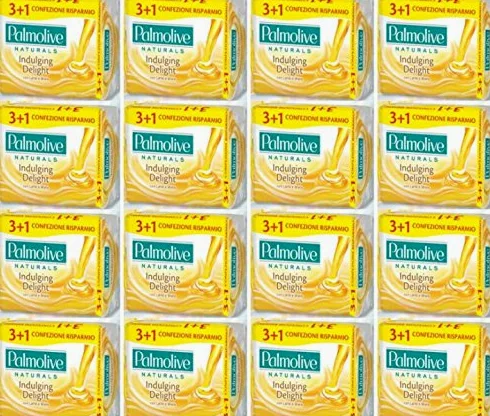 18 confezioni Saponette Sapone Naturals solido Palmolive Latte e Miele