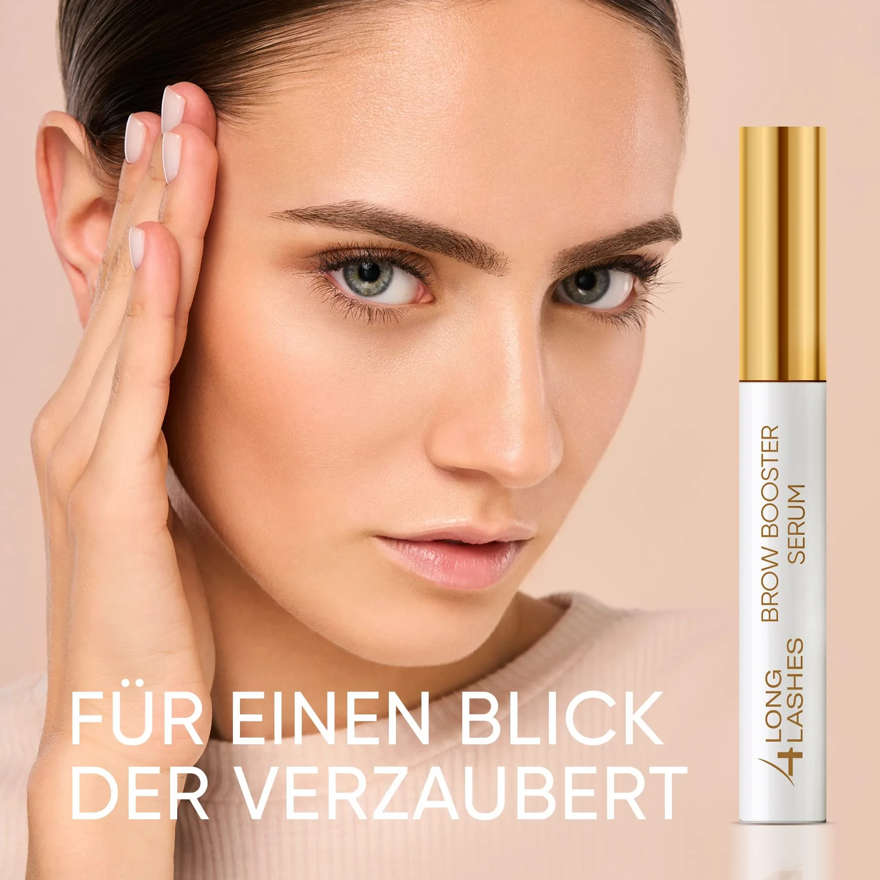 Long4Lashes Booster Siero per sopracciglia by Oceanic, vegan eyebrow siero – 3 ml (confezione da 1)