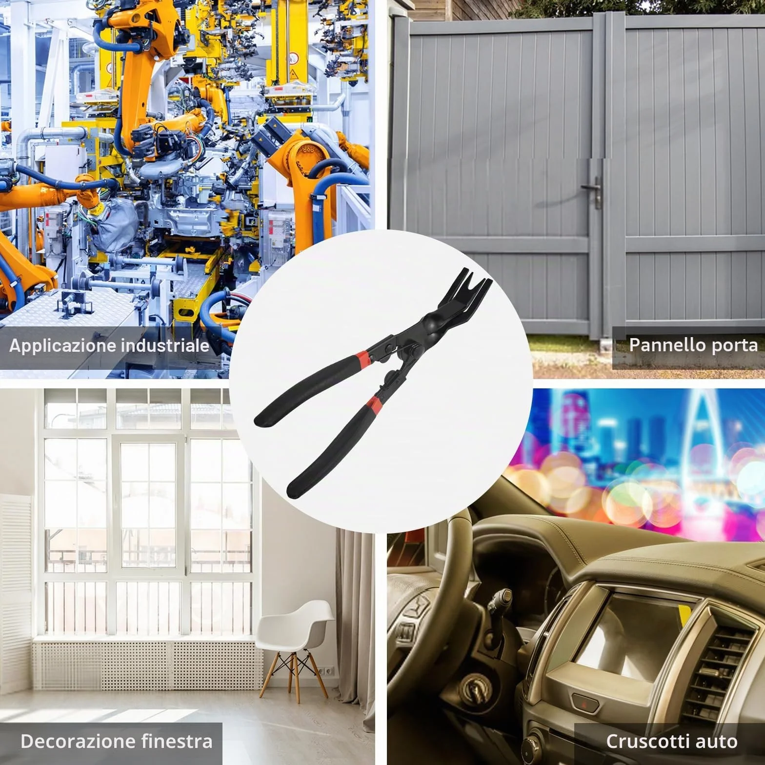 Pinze per Clip Staccare Clip Strumento Rimozione Auto Pinze a Scatto Porta Pannello Rimozione Auto