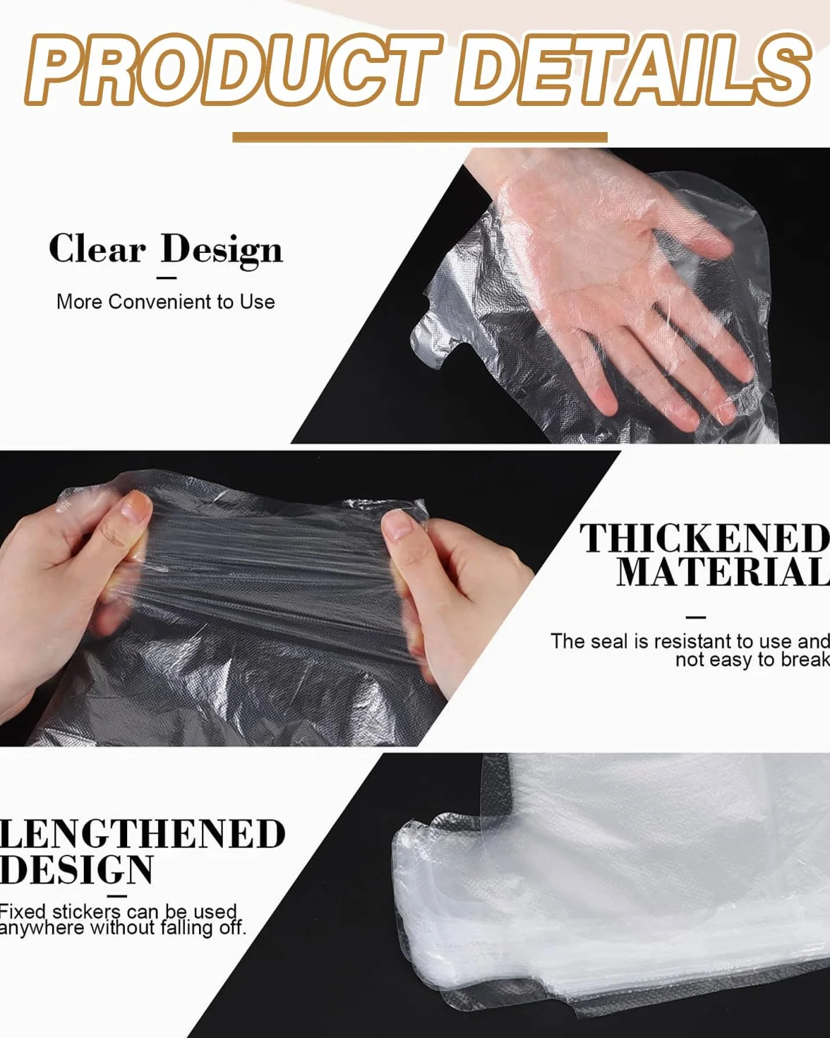 100 pezzi Clear Plastic Stivali usa e Paraffina Bad Liner Maschera per piedi per pedicure Hot Spa Wax Treatment Copri piedi Borse Paraffina