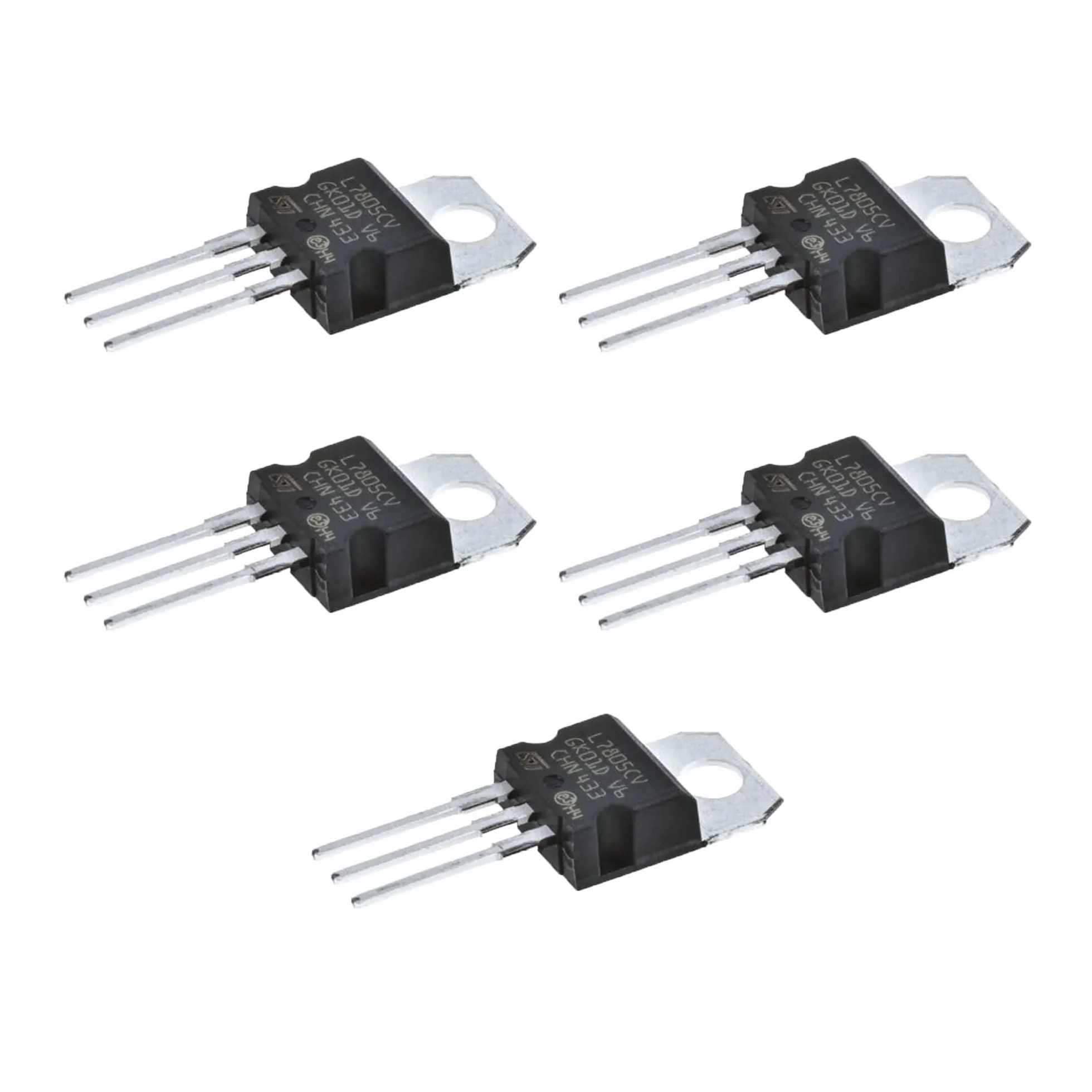 7805 L7805 L7805CV LM7805 LM7805CV TO-220 Regolatori di Tensione 5V 1.2A Kit 5