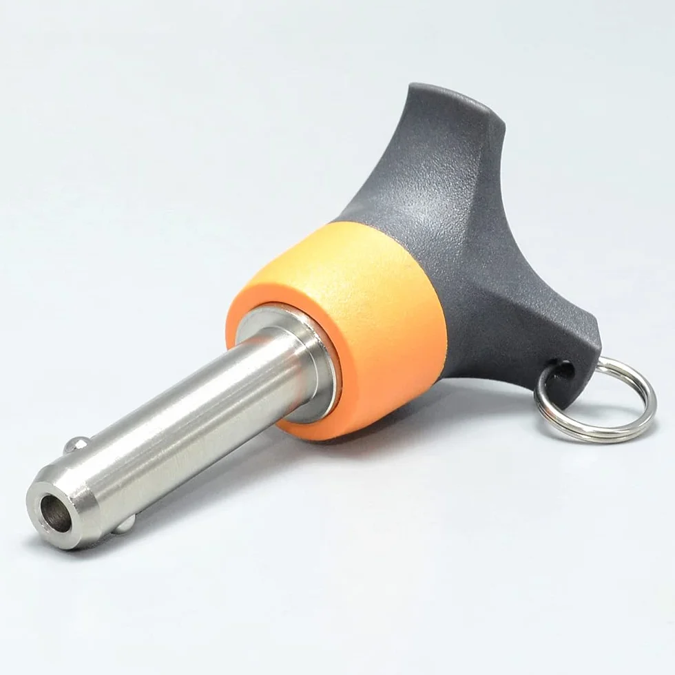 Perni di bloccaggio acciaio INOX M 1/4 pollici L 1.5 pollici, Perni autobloccanti a sfere a sgancio rapido