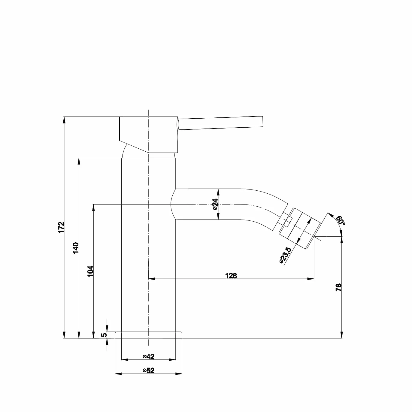 Kiamami Valentina Coppia Rubinetti Lavabo Alto Cromato Bidet Fassa