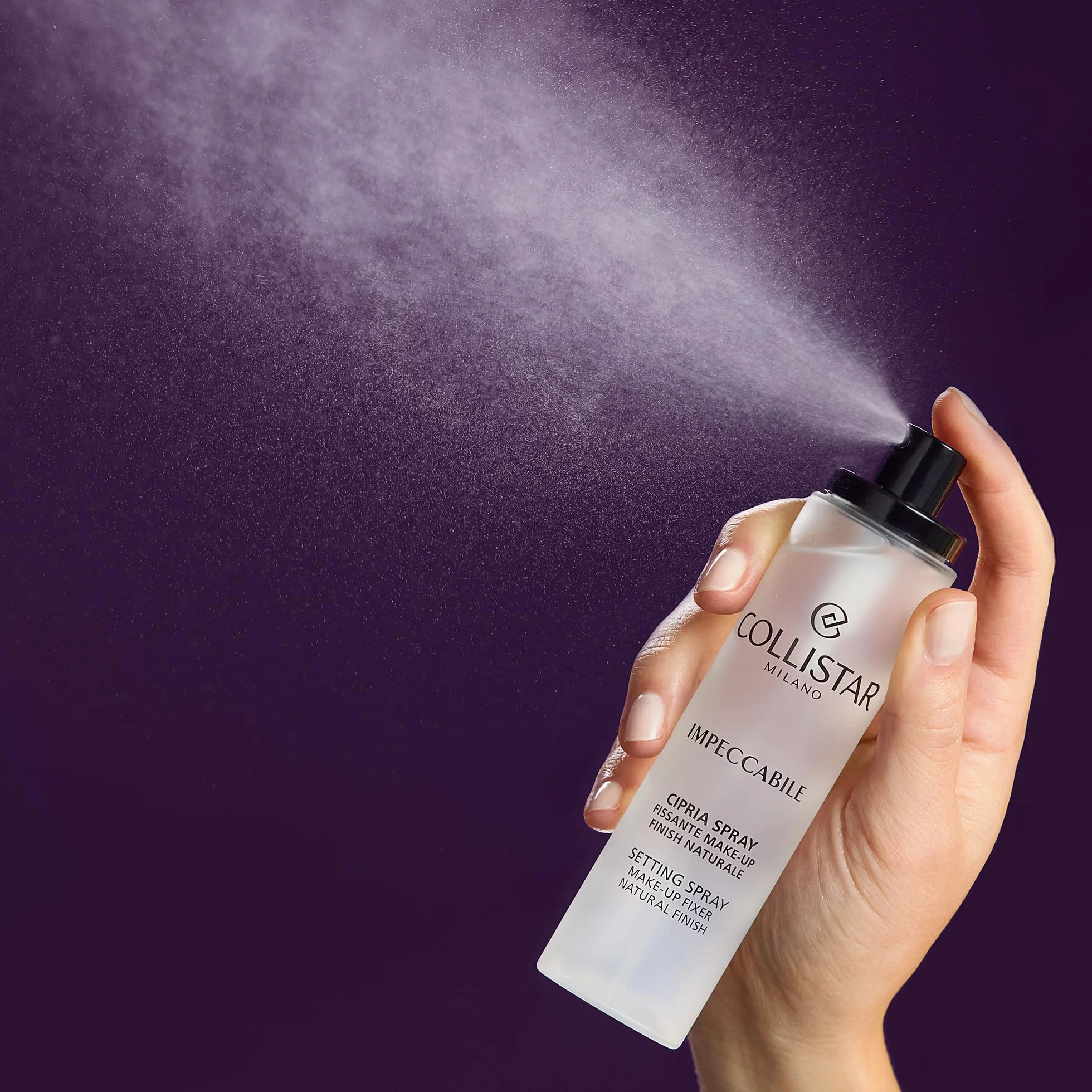 Collistar Impeccabile Spray Fissante Make Up, Lunga Tenuta, Azione Idratante Rinfrescante, Waterproof, Finish Opaco, 100 ml