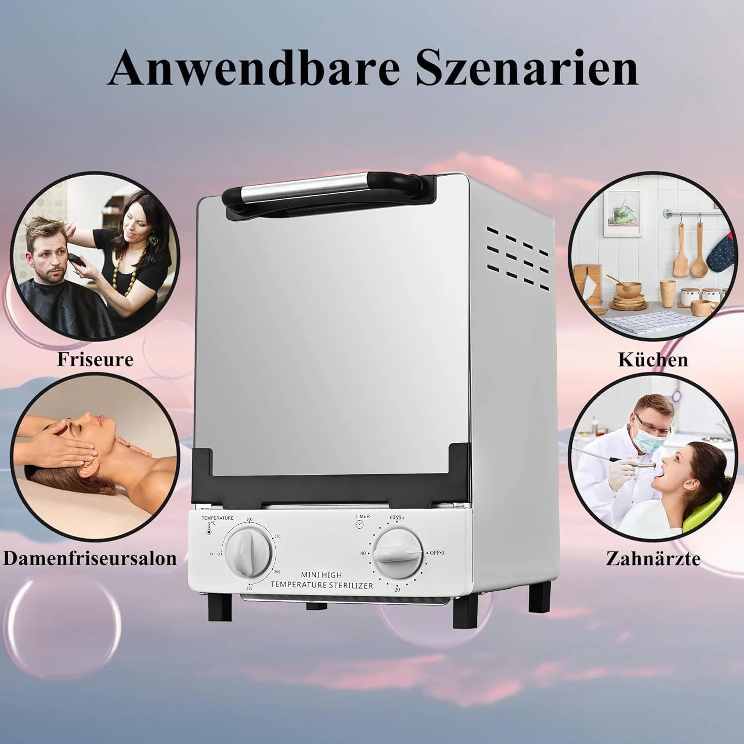 Sterilizzatore ad aria calda C12, doppio ripiano, sterilizzatore a caldo, autoclave a infrarossi a 250 gradi, con controllo del timer, per dentistici, tatuaggi, studi di pedicure