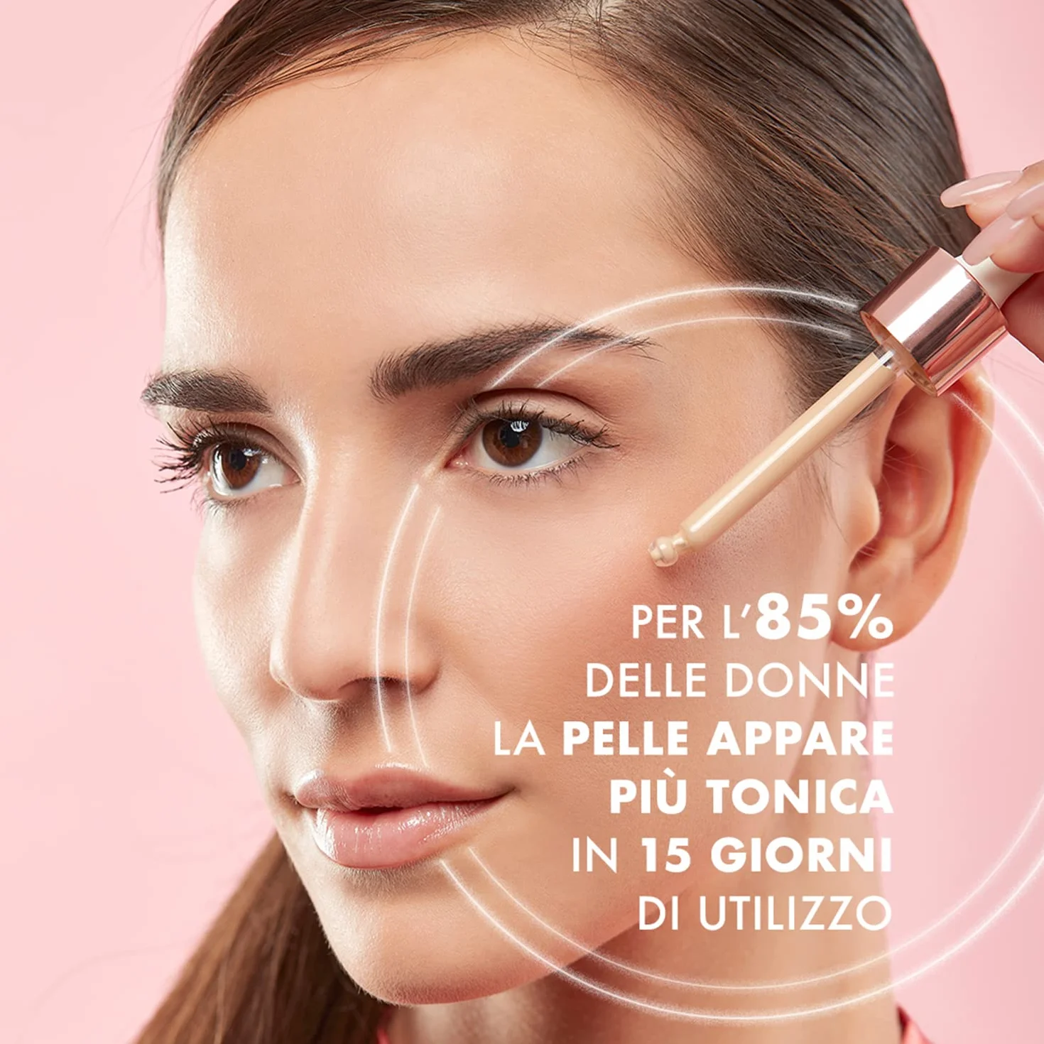 Deborah Milano - Skin Booster Fondotinta in Siero SPF 15, N.3 Medium, Energizzante e Illuminante, con Vitamina C, Effetto Naturale, Uniforma l'Incarnato, 30 ml
