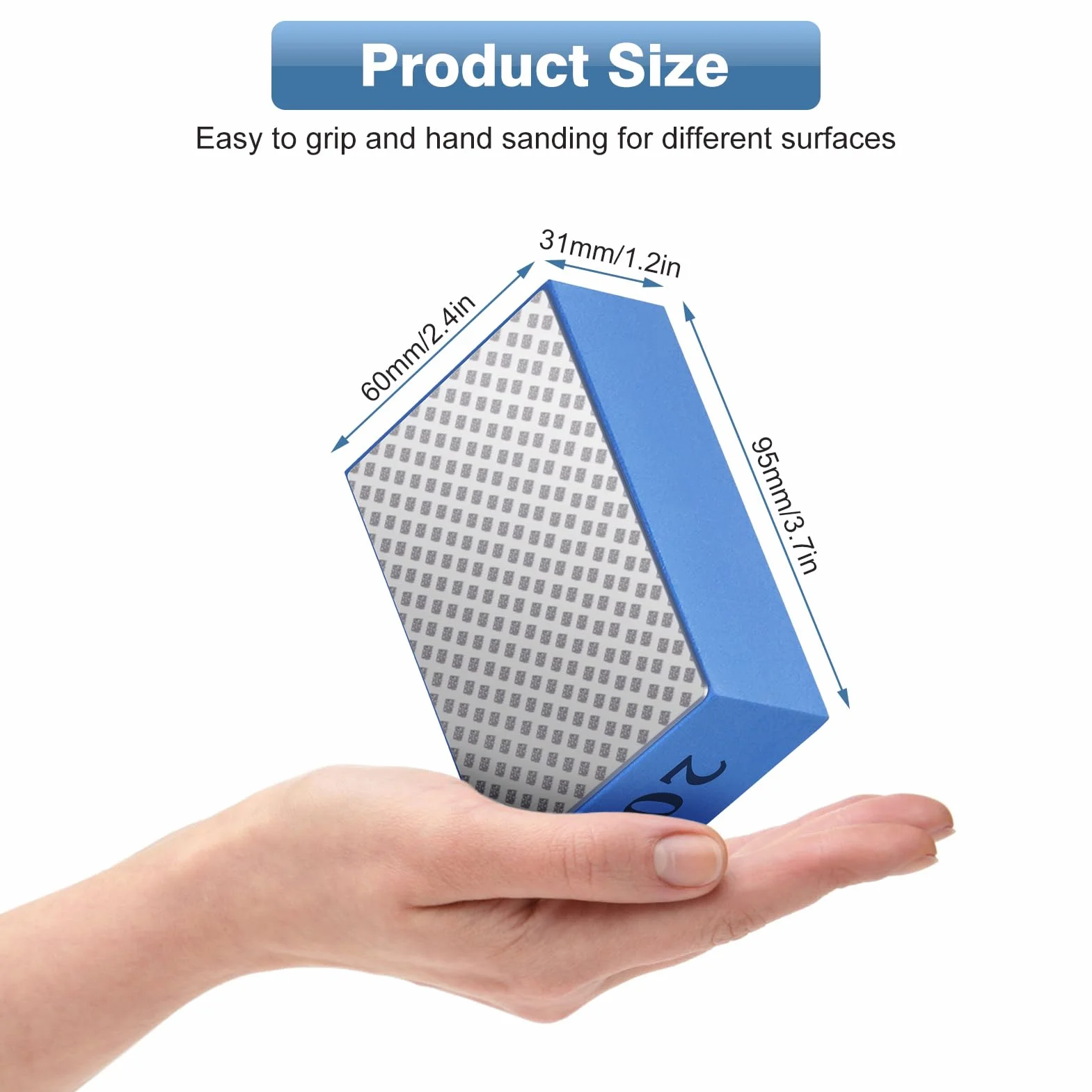 Yosoo Health Gear 4 Pezzi Tamponi Diamantati per Lucidatura a Mano Levigatura Piastrelle Ceramica Pietra Vetro