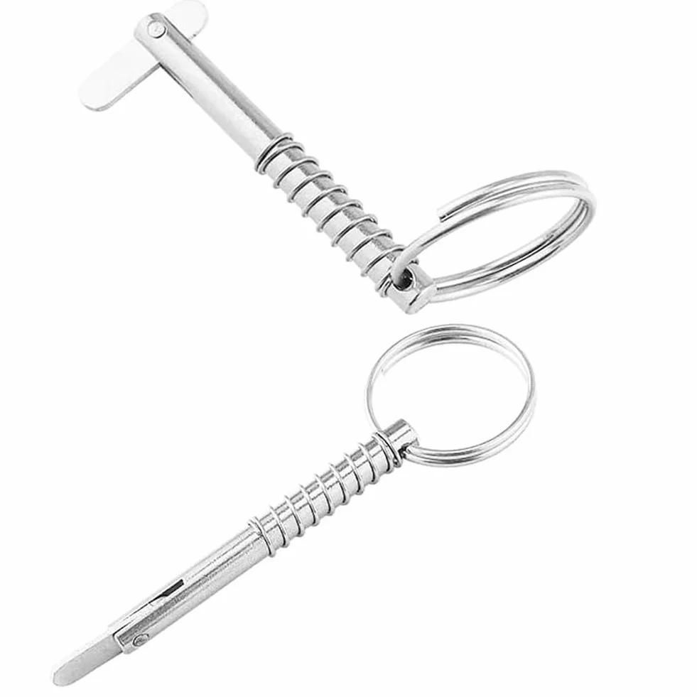 Perno a sgancio rapido inossidabile 316 6.3mm x 51mm 2 pezzi perni a molla marini