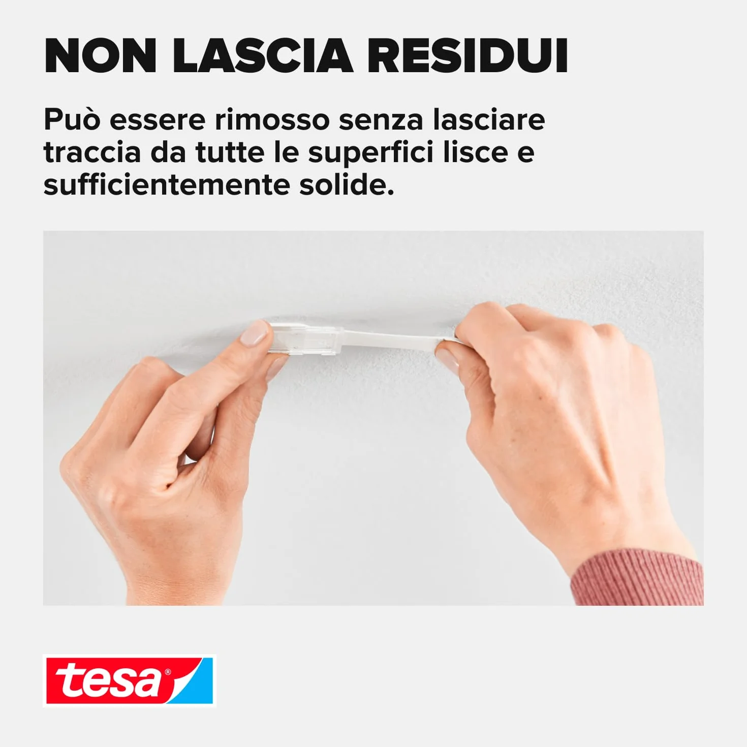 tesa Gancio A Soffitto Bianco 13 x 120 x 140 mm